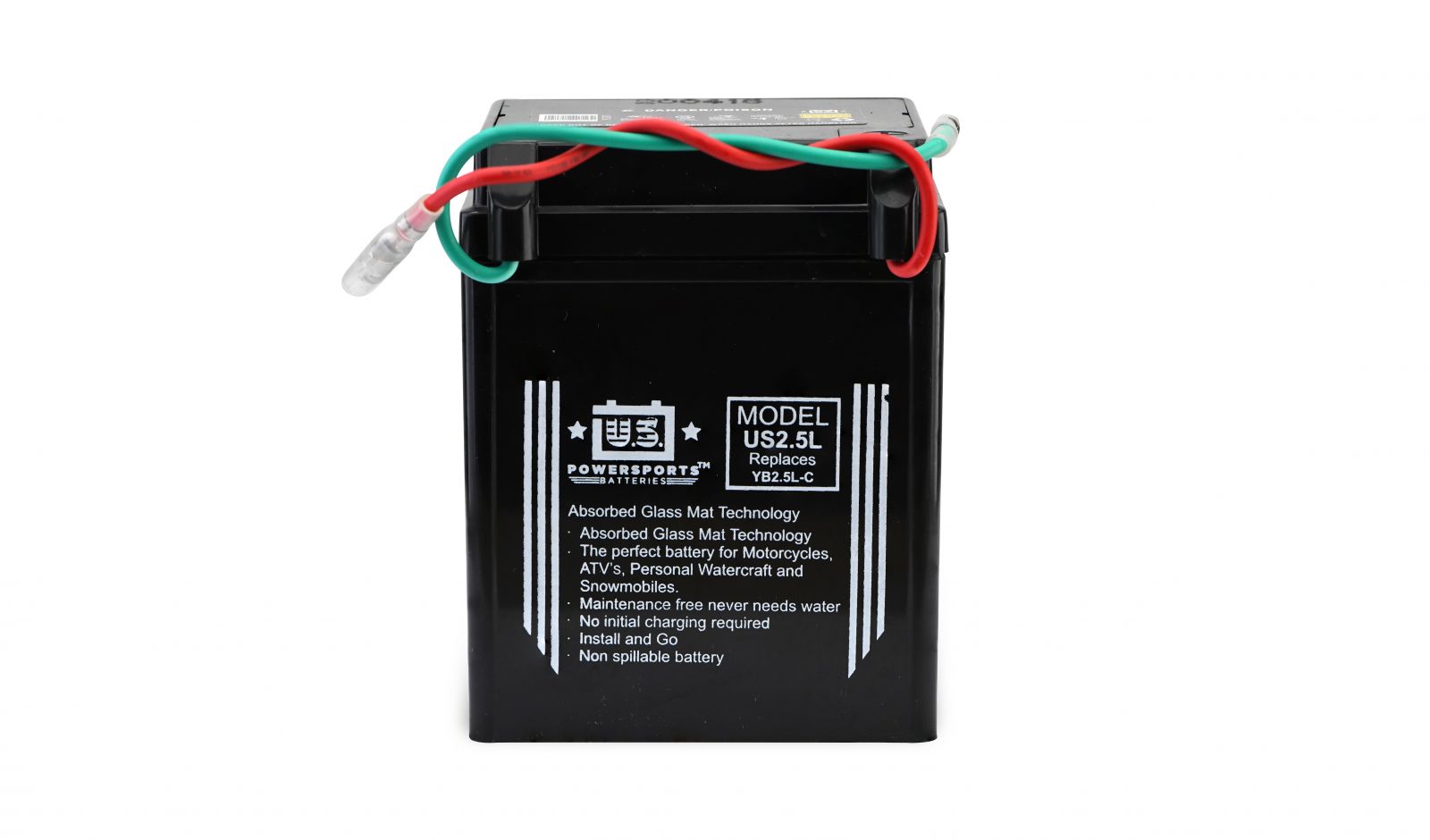 Us Powersports Sealed Battery - 501025U image