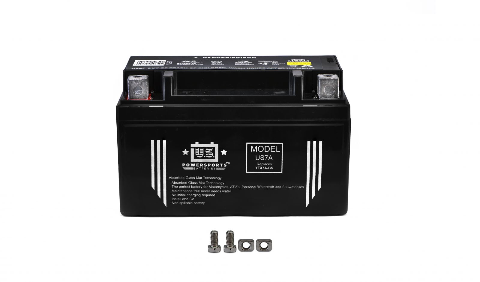 Us Powersports Sealed Battery - 501077U image