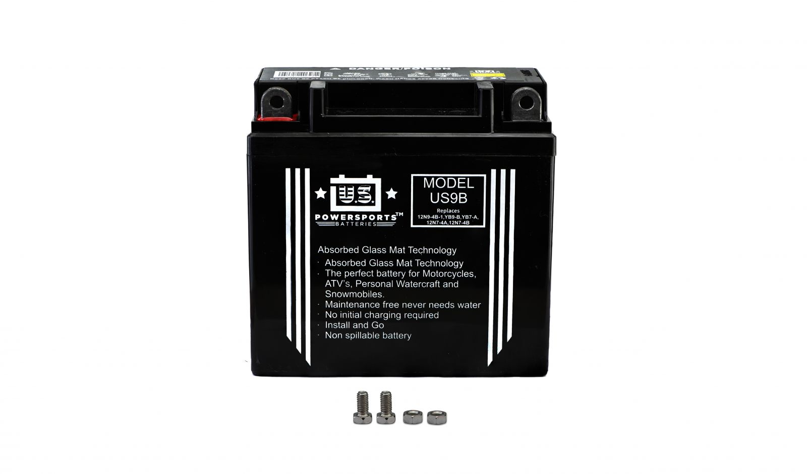 Us Powersports Sealed Battery - 501090U image