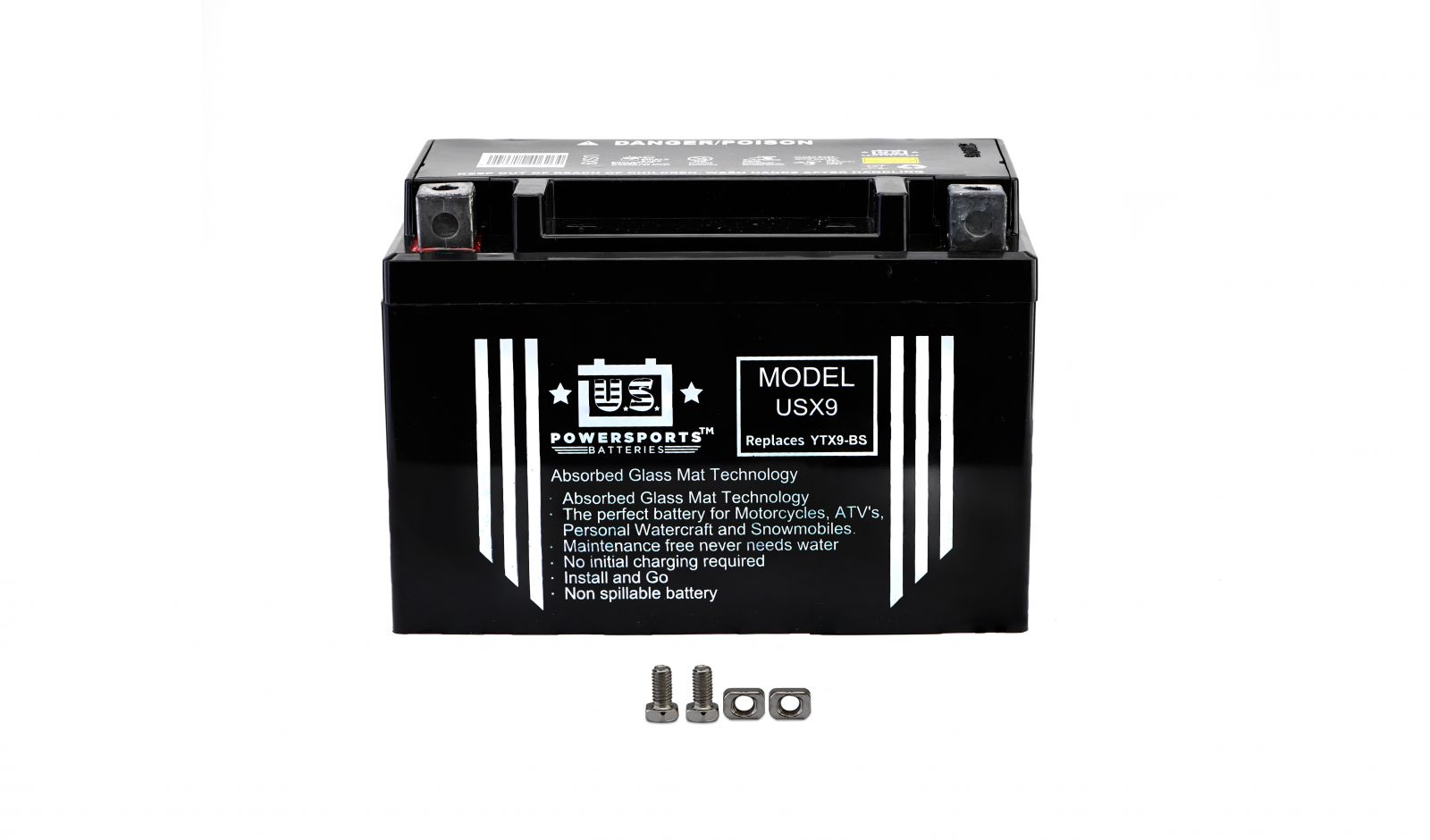 Us Powersports Sealed Battery - 501095U image