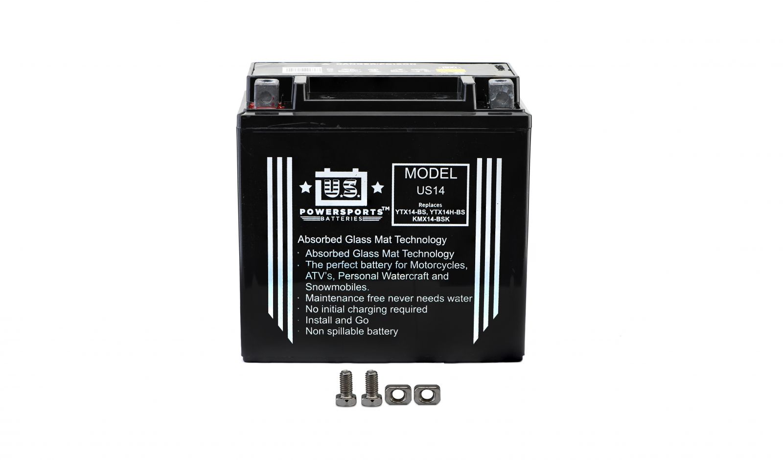 Us Powersports Sealed Battery - 501145U image