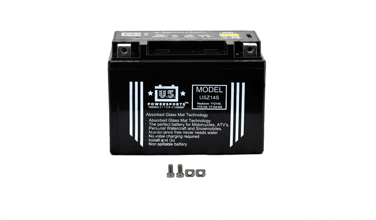 Us Powersports Sealed Battery - 501147U image
