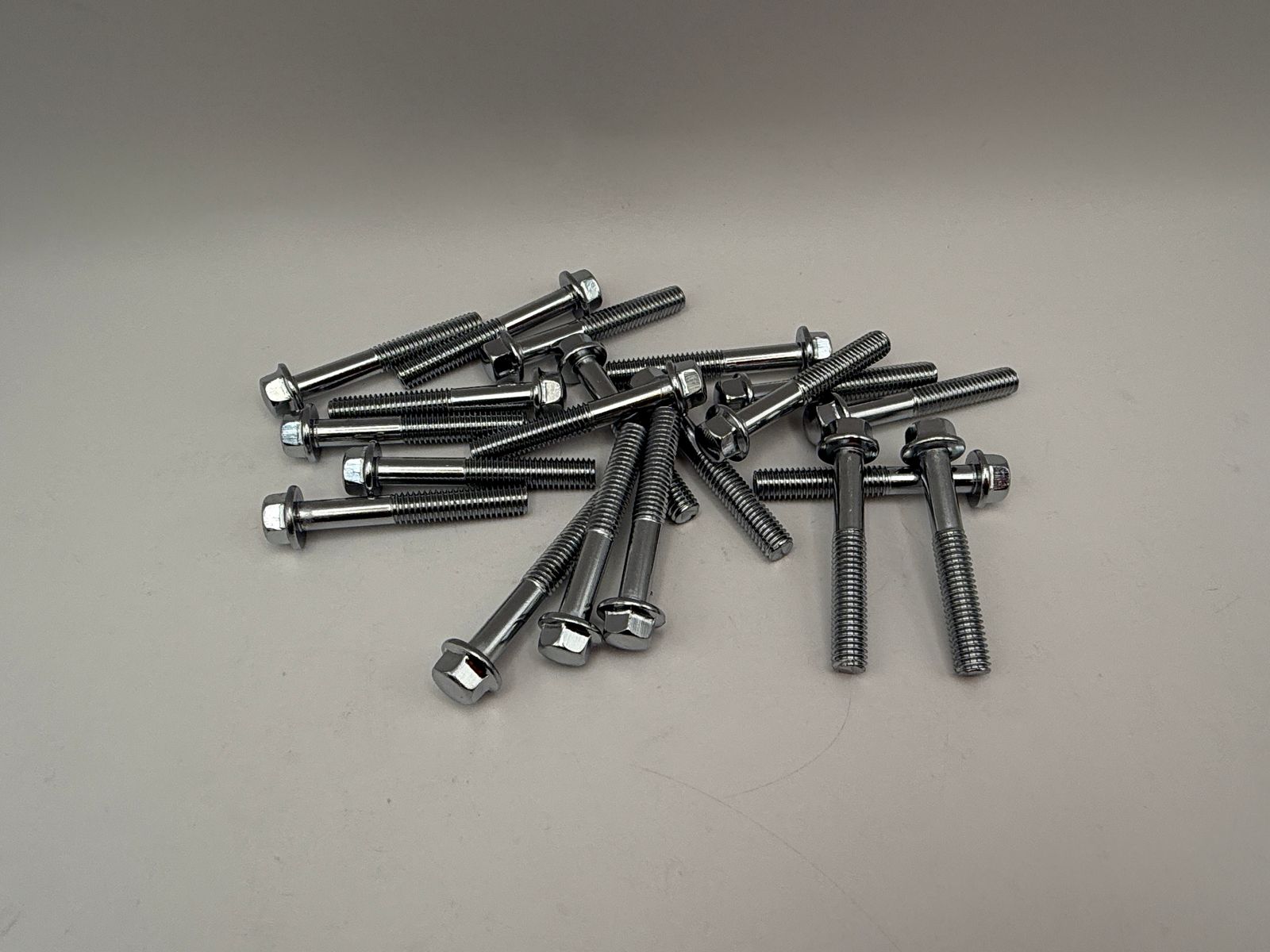 Chrome Bolts (6mm Flanged) - 654640HC image