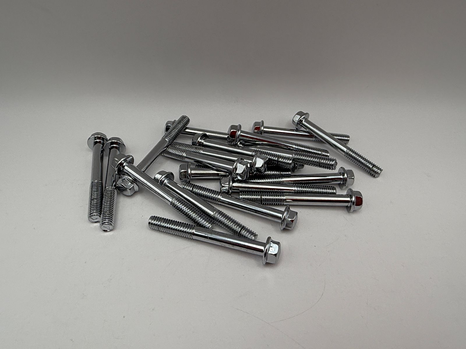 Chrome Bolts (6mm Flanged) - 654650HC image