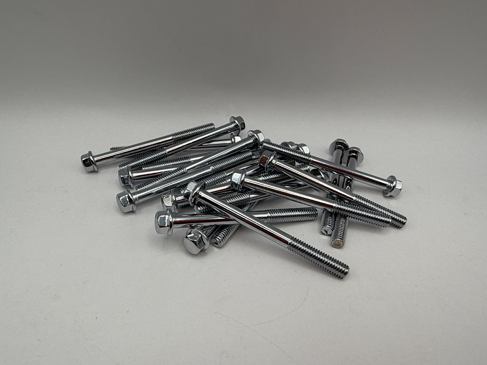 Chrome Bolts (6mm Flanged) - 654665HC image