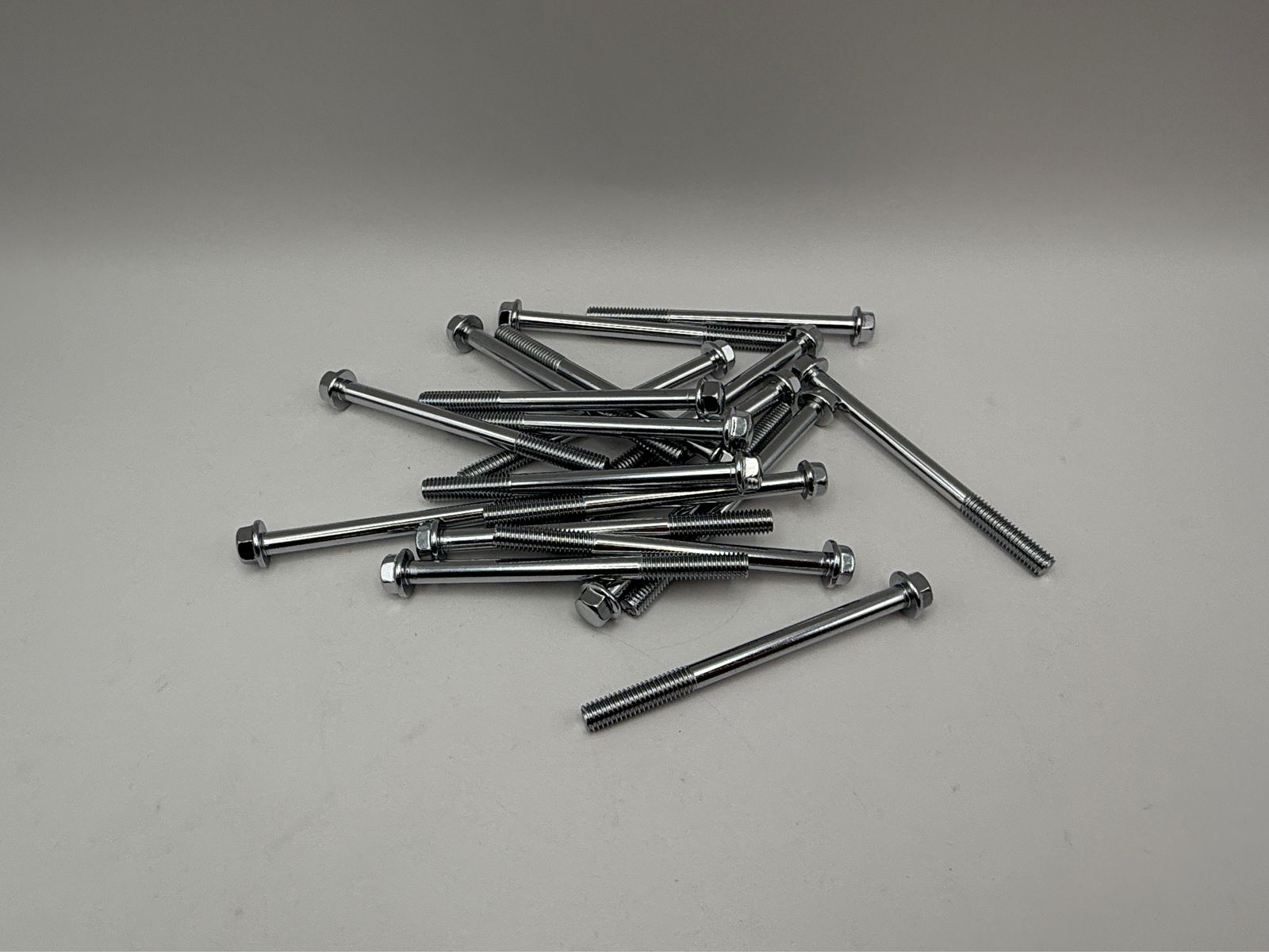 Chrome Bolts (6mm Flanged) - 654675HC image