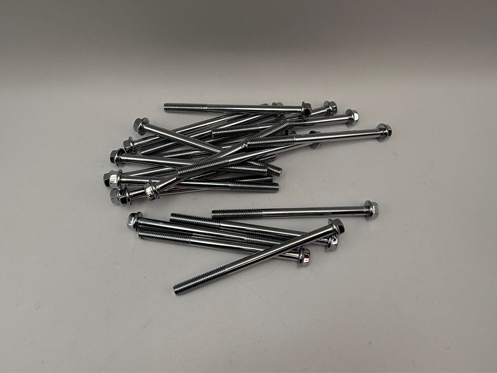 Chrome Bolts (6mm Flanged) - 654685HC image