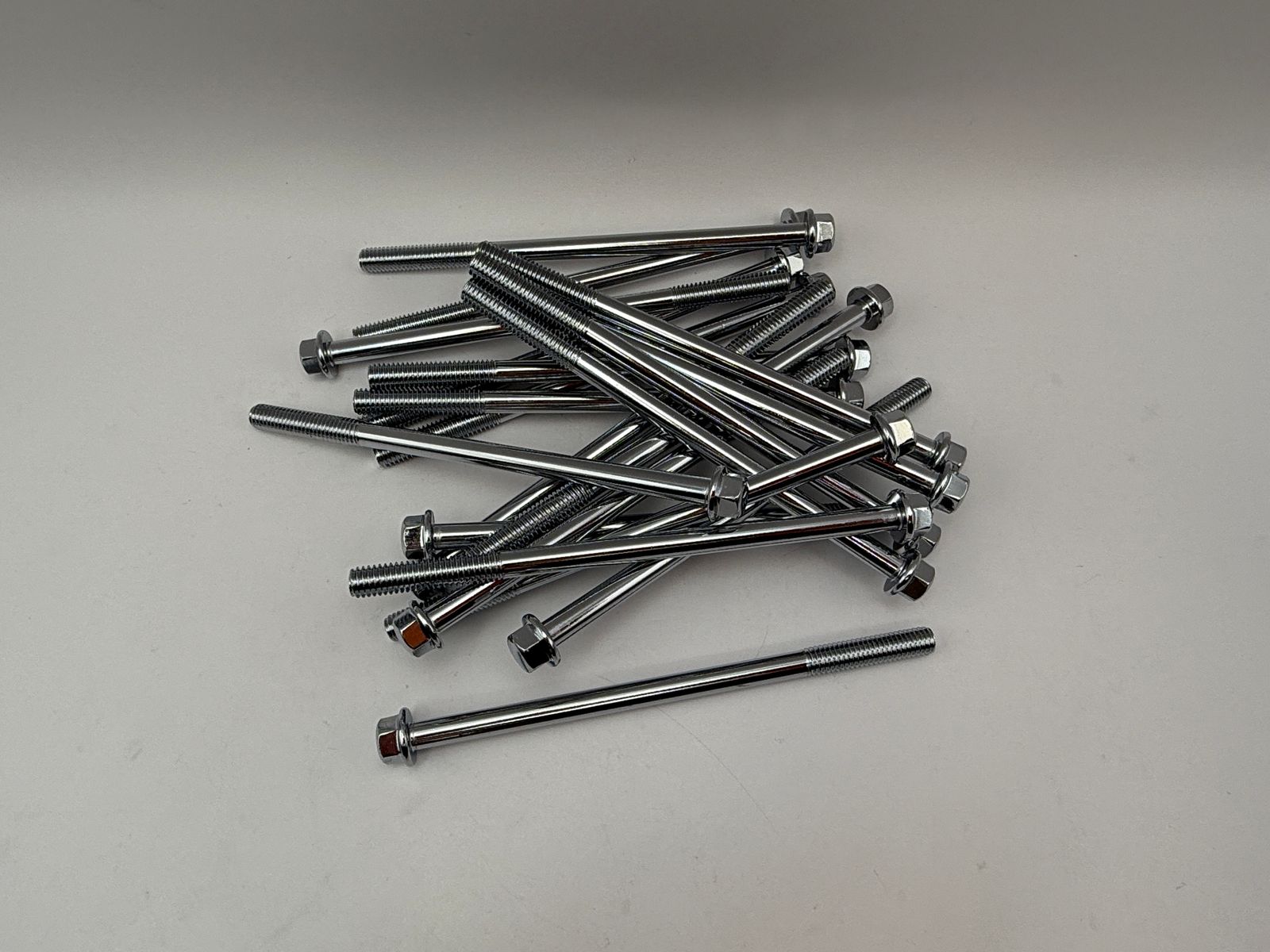Chrome Bolts (6mm Flanged) - 654705HC image