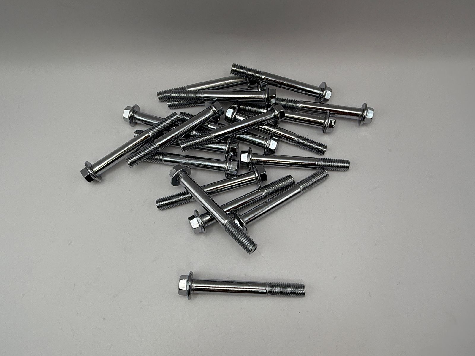 Chrome Bolts (8mm Flanged) - 654865HC image