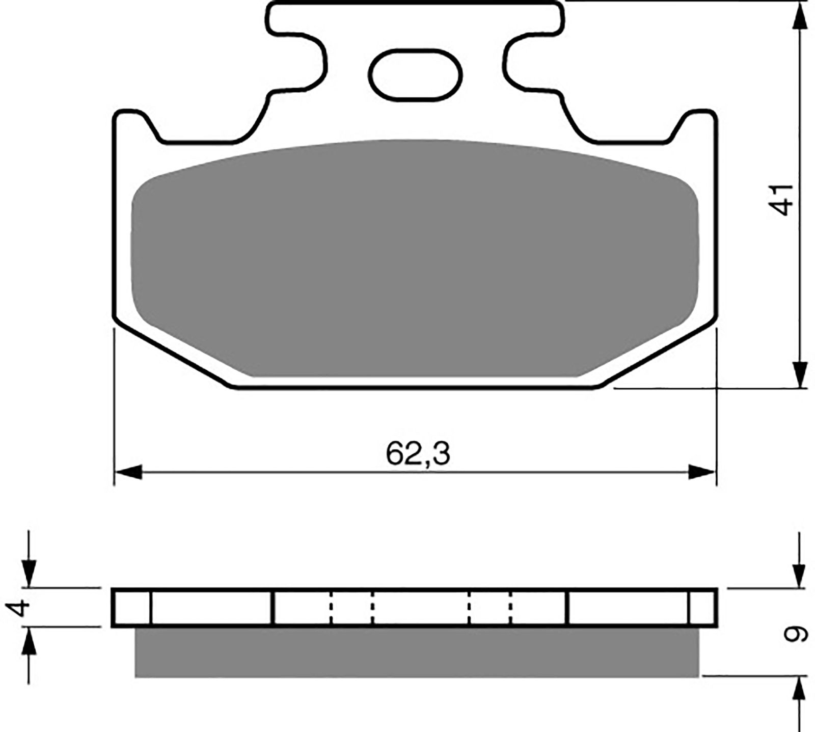 Goldfren Ad Brake Pads - 700001GA image