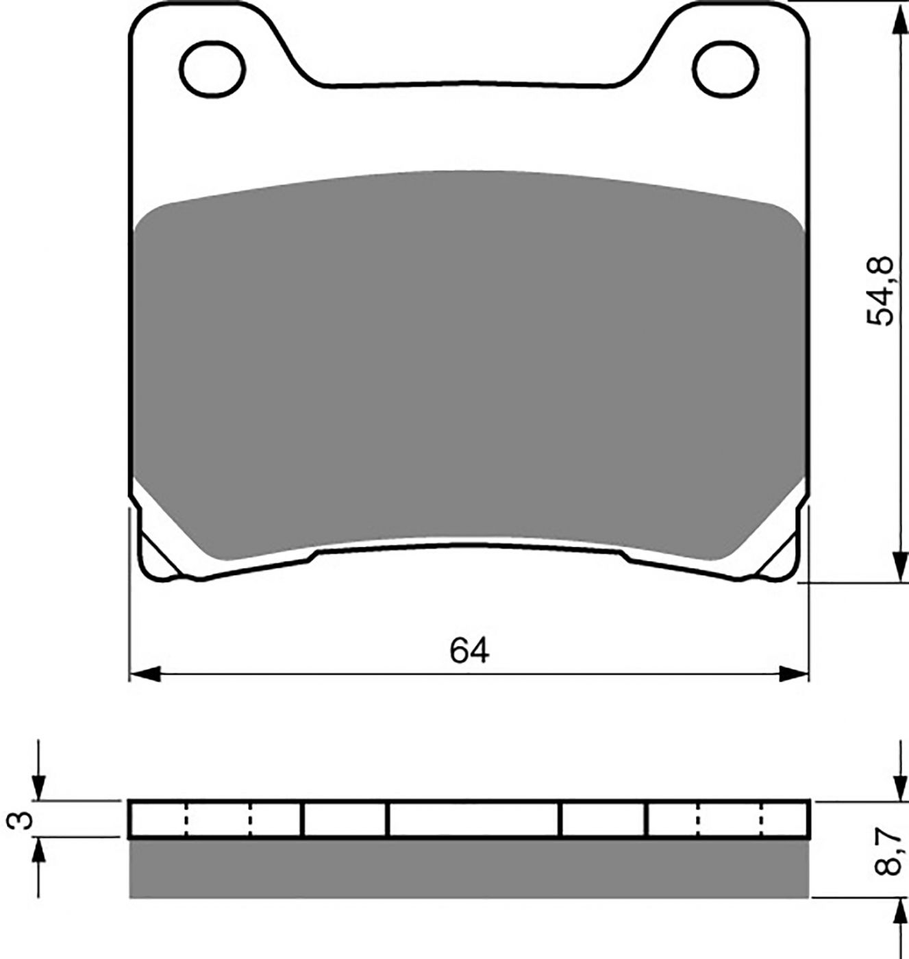 Goldfren Ad Brake Pads - 700015GA image