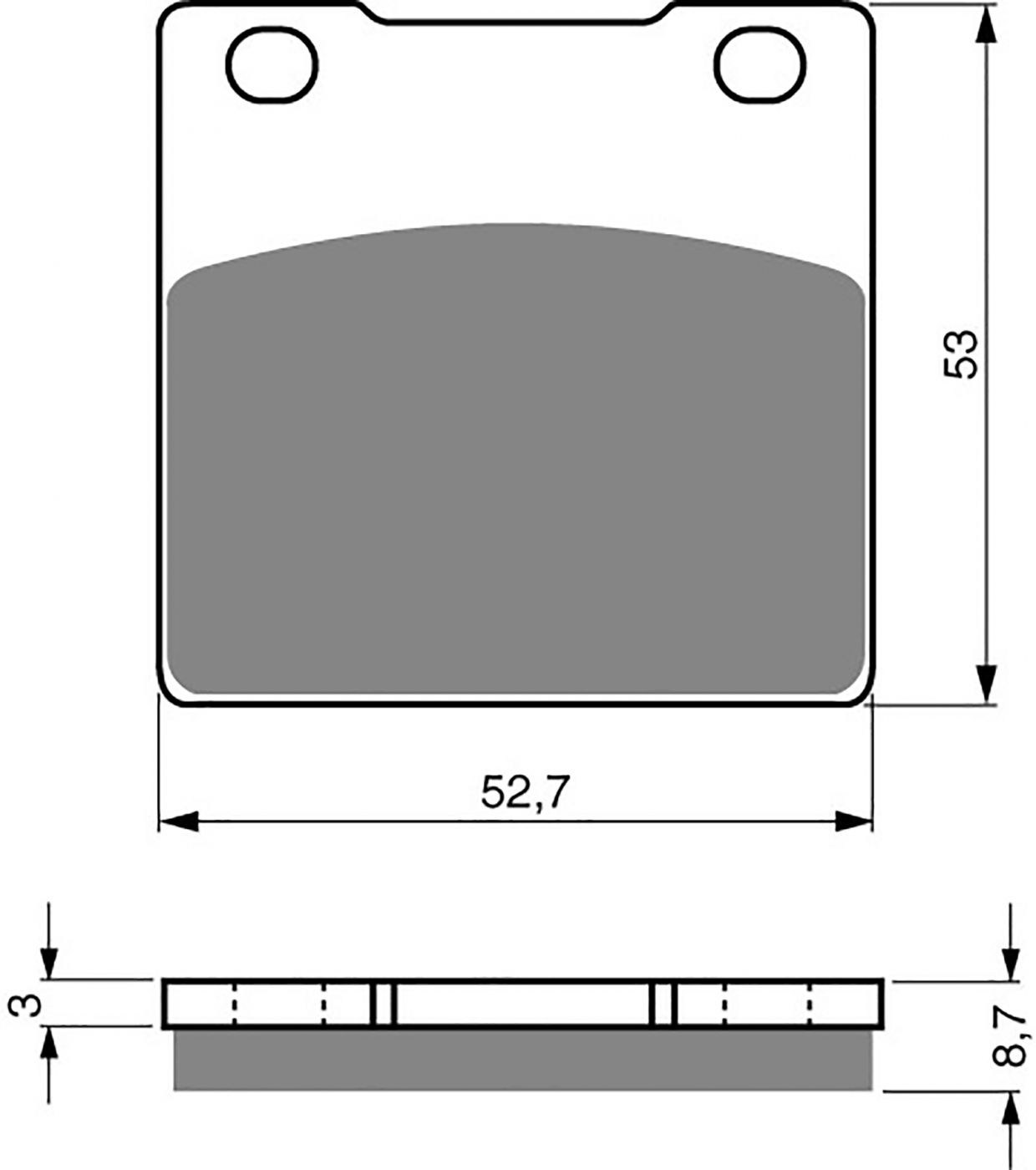 Goldfren Ad Brake Pads - 700016GA image