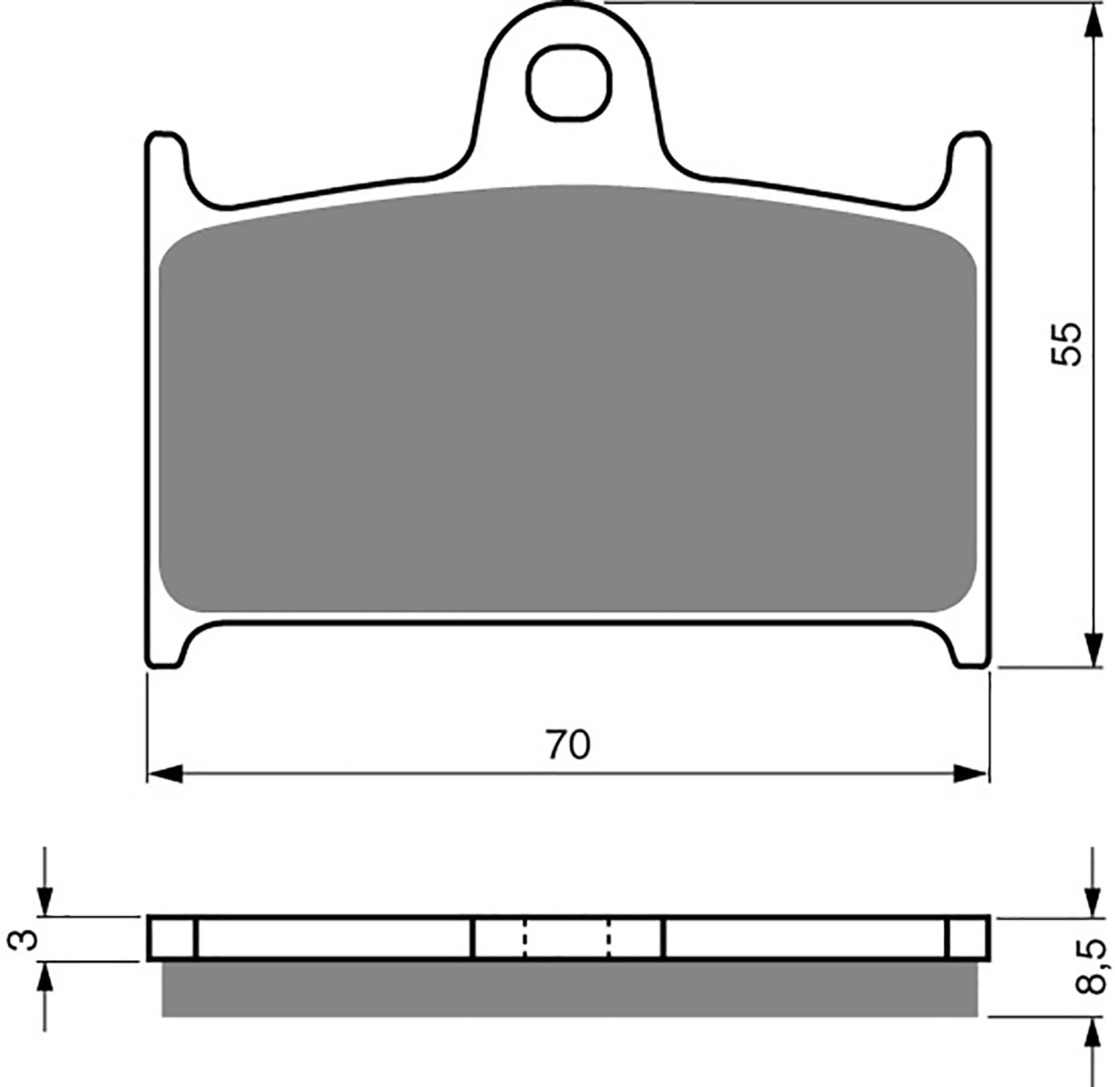 Goldfren Ad Brake Pads - 700017GA image