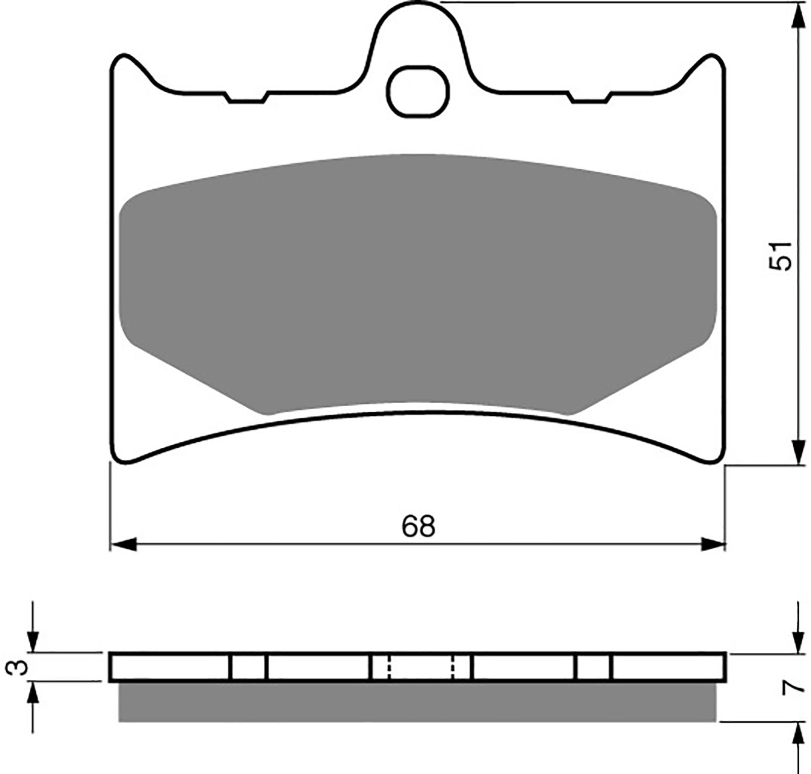 Goldfren Ad Brake Pads - 700019GA image