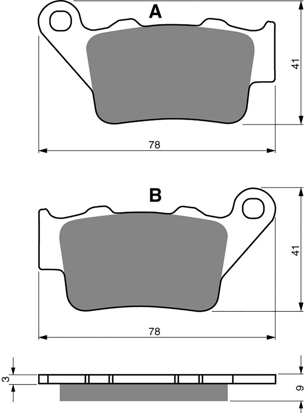 Goldfren Ad Brake Pads - 700023GA image