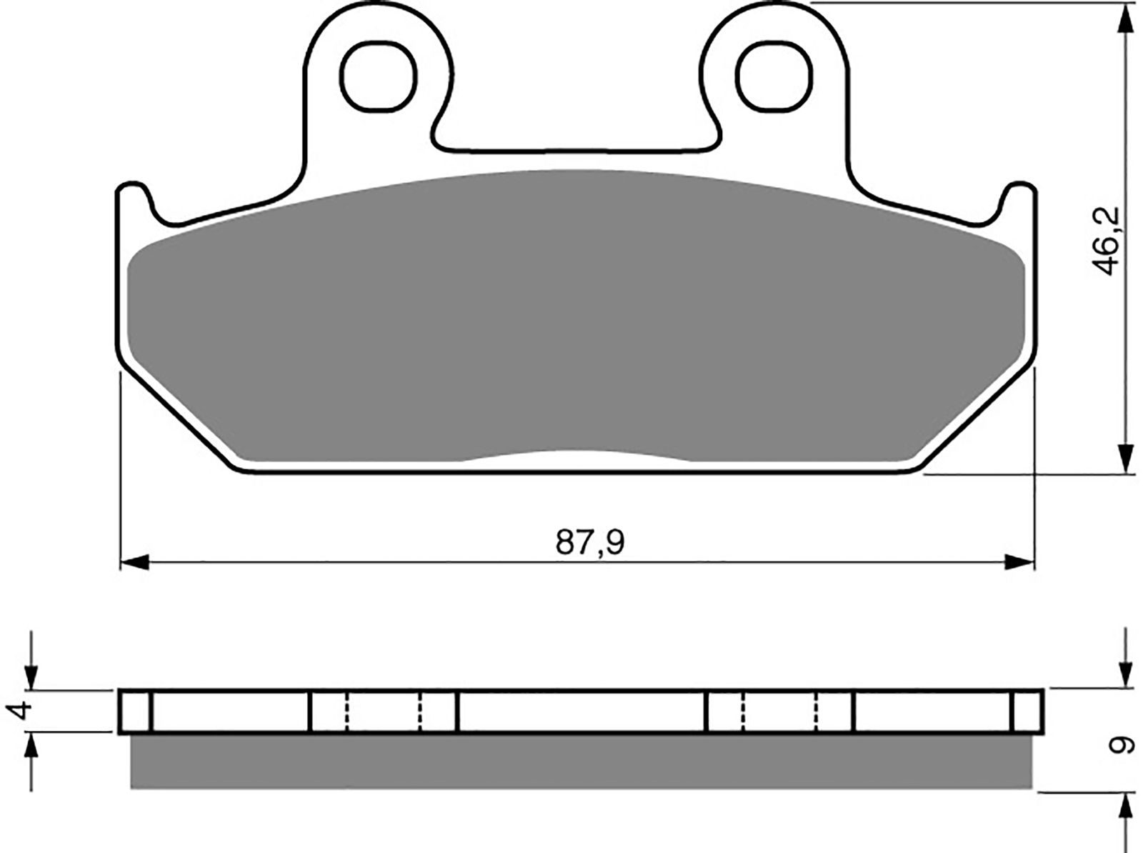 Goldfren Ad Brake Pads - 700024GA image