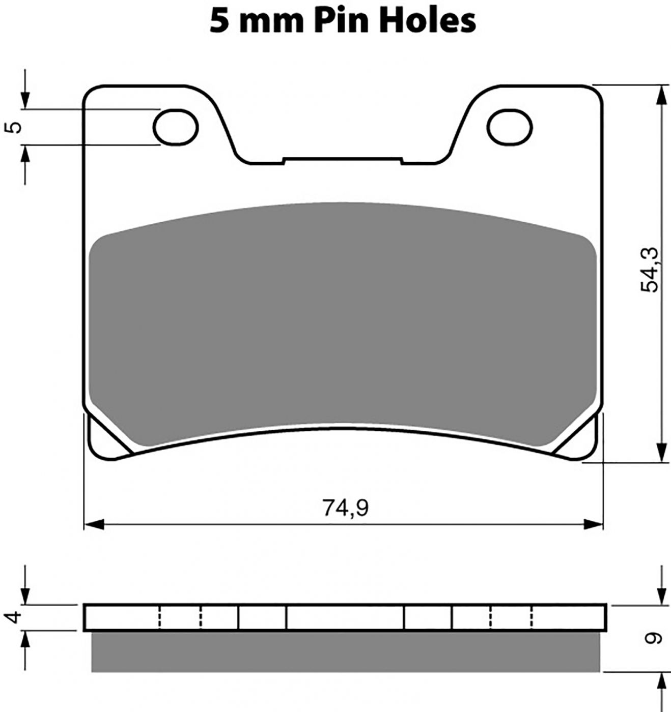 Goldfren Ad Brake Pads - 700028GA image