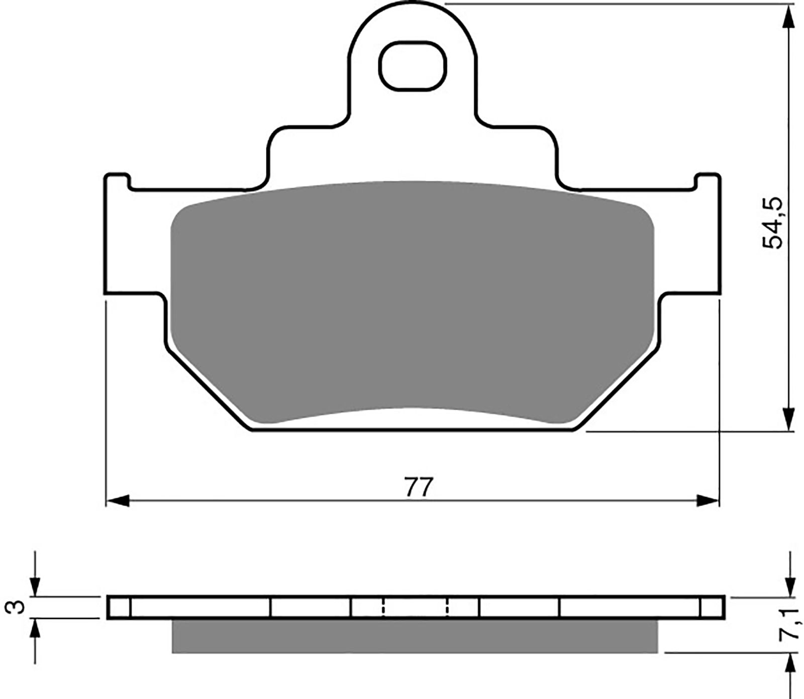 Goldfren Ad Brake Pads - 700030GA image