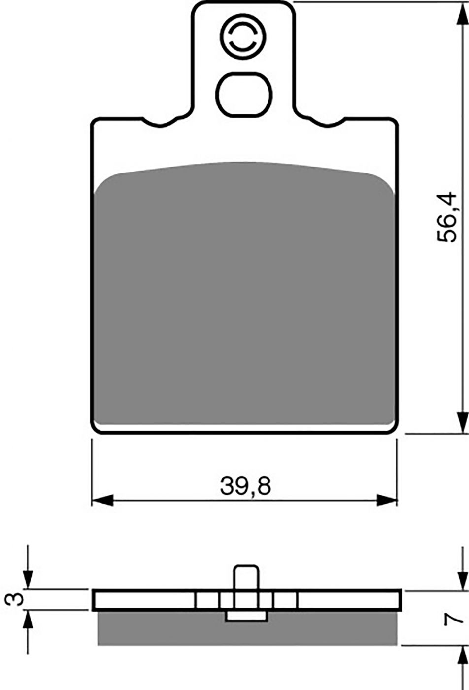 Goldfren Ad Brake Pads - 700038GA image