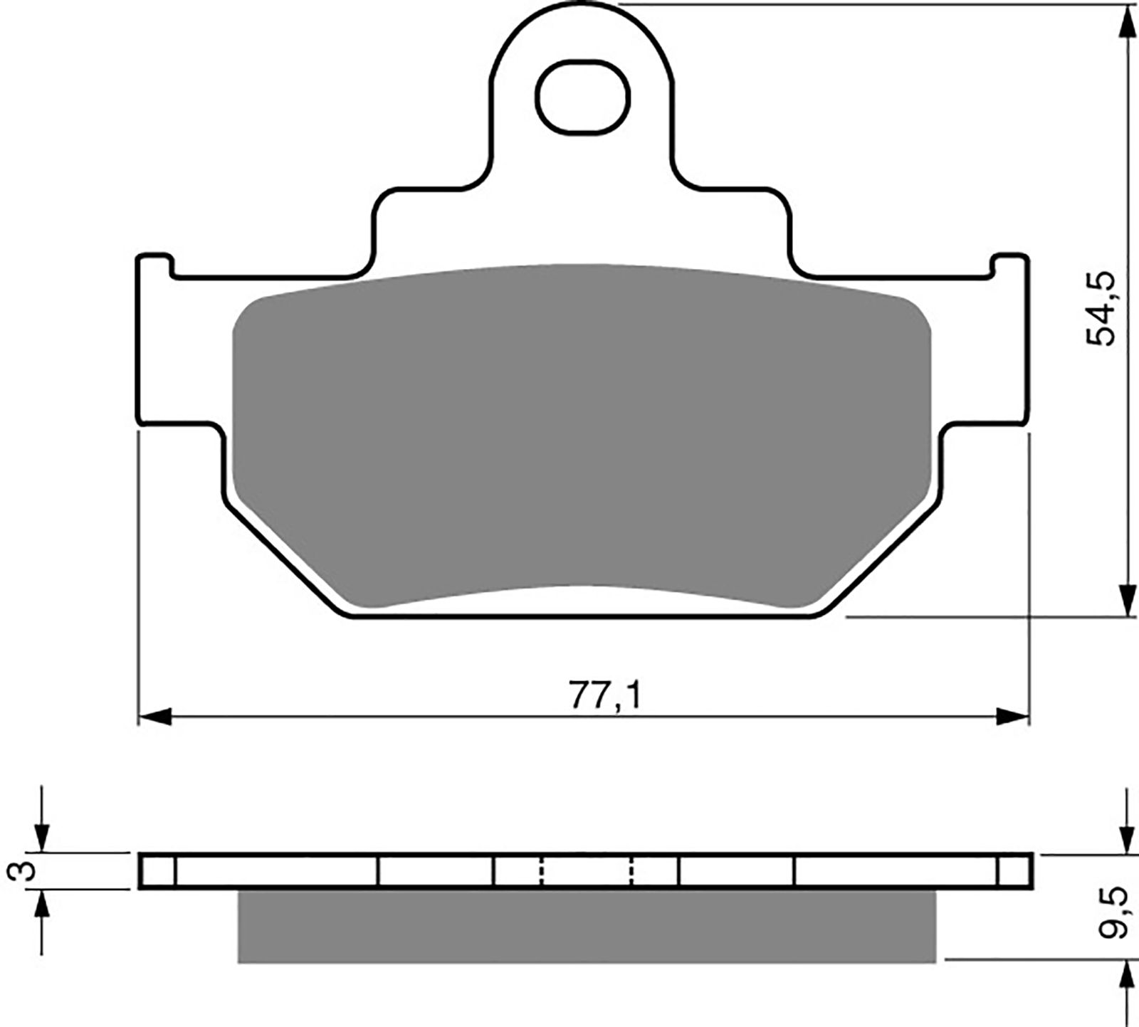 Goldfren Ad Brake Pads - 700046GA image