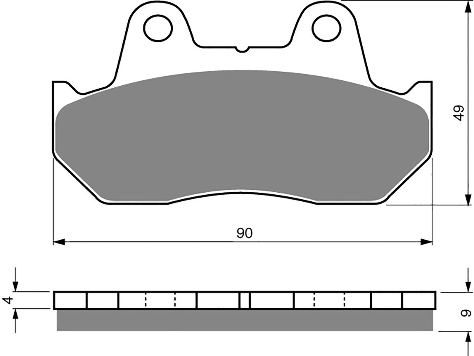 Goldfren Ad Brake Pads - 700049GA image