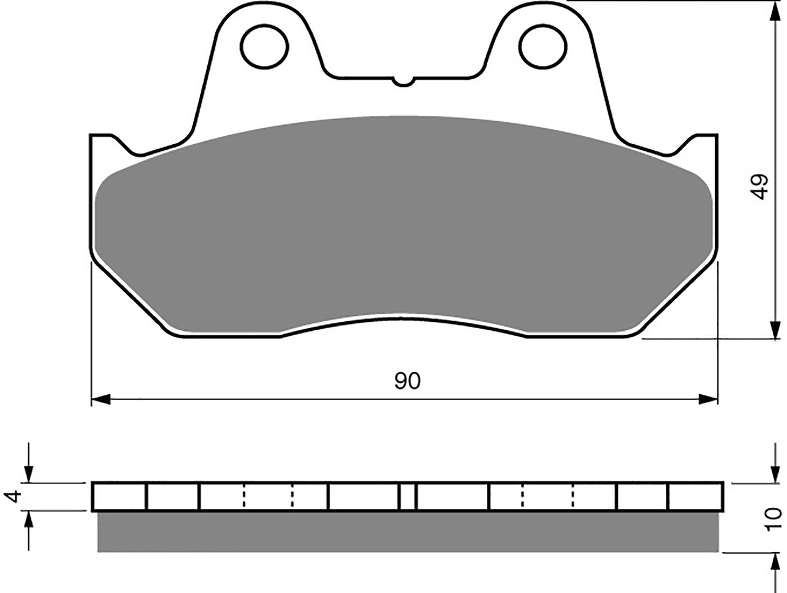 Goldfren Ad Brake Pads - 700050GA image