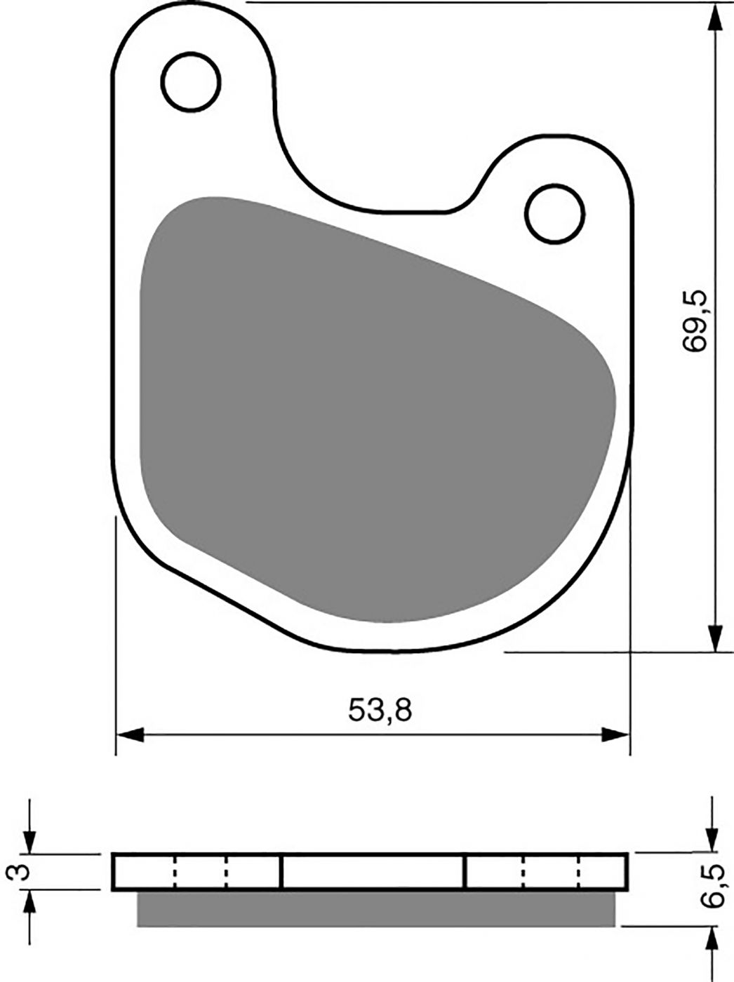 Goldfren Ad Brake Pads - 700059GA image