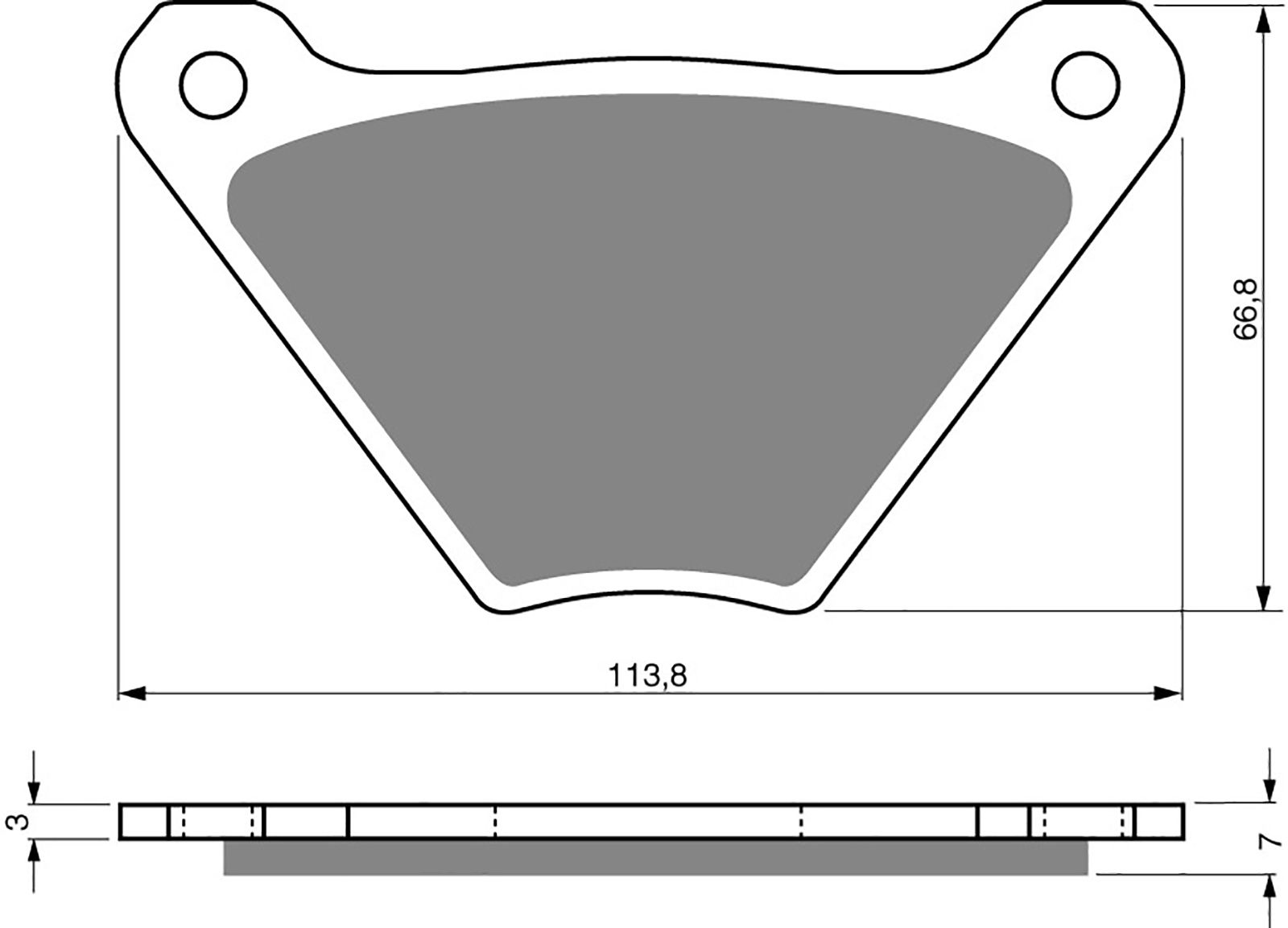 Goldfren Ad Brake Pads - 700060GA image