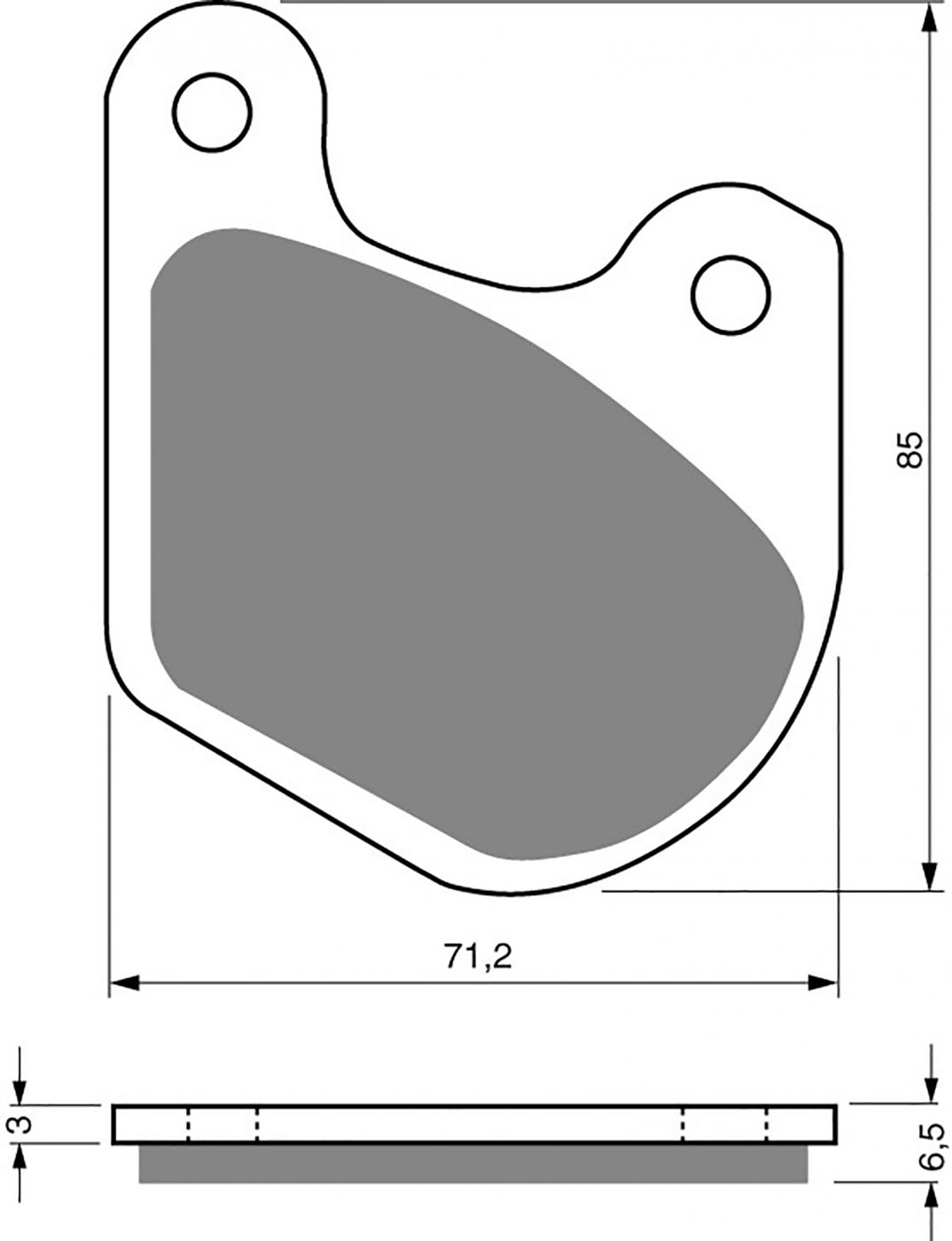 Goldfren Ad Brake Pads - 700062GA image