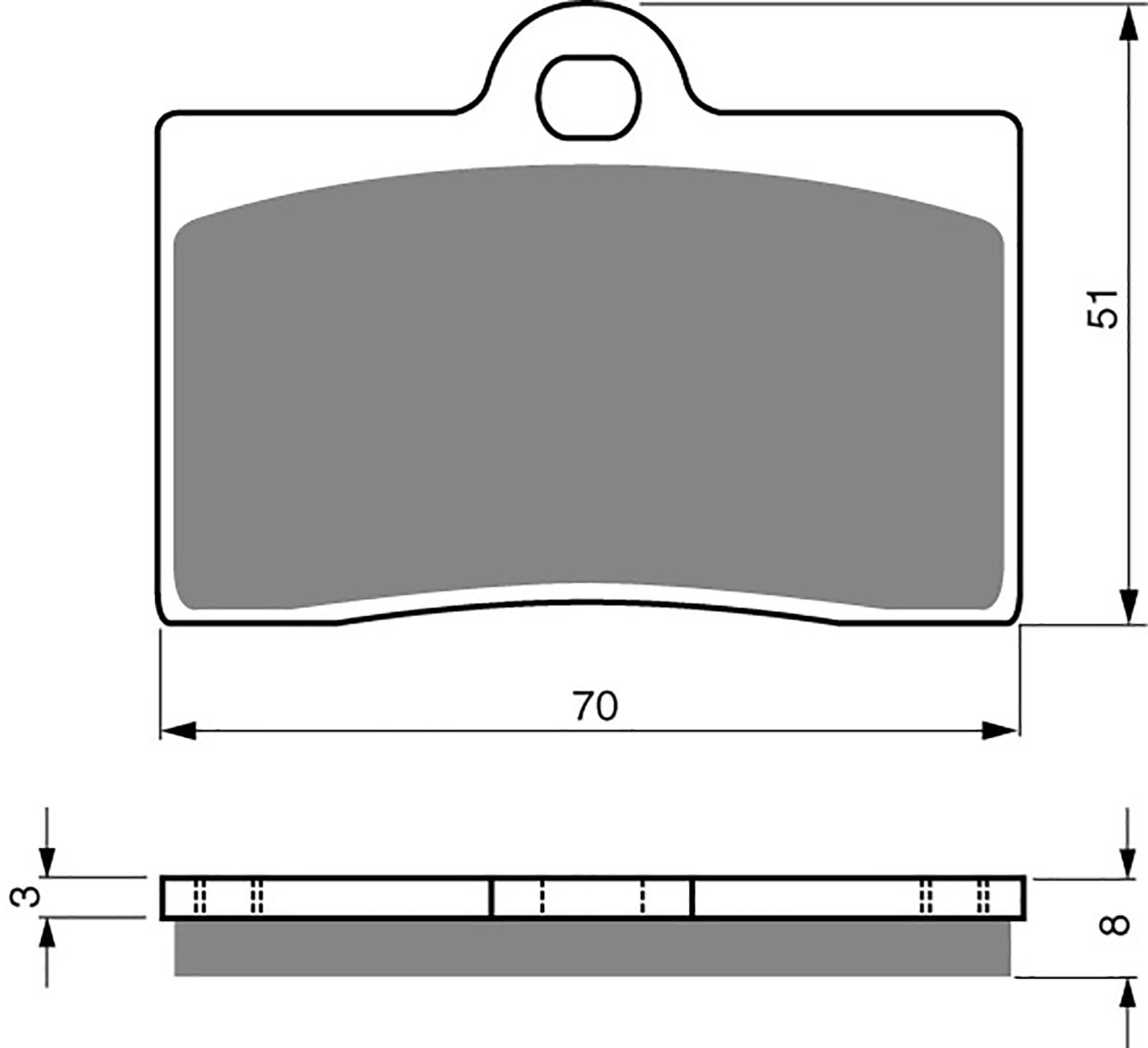 Goldfren Ad Brake Pads - 700064GA image