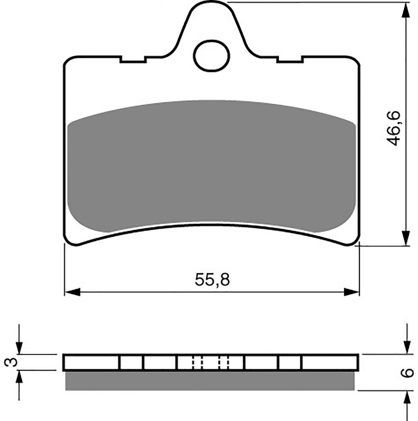 Goldfren Ad Brake Pads - 700066GA image