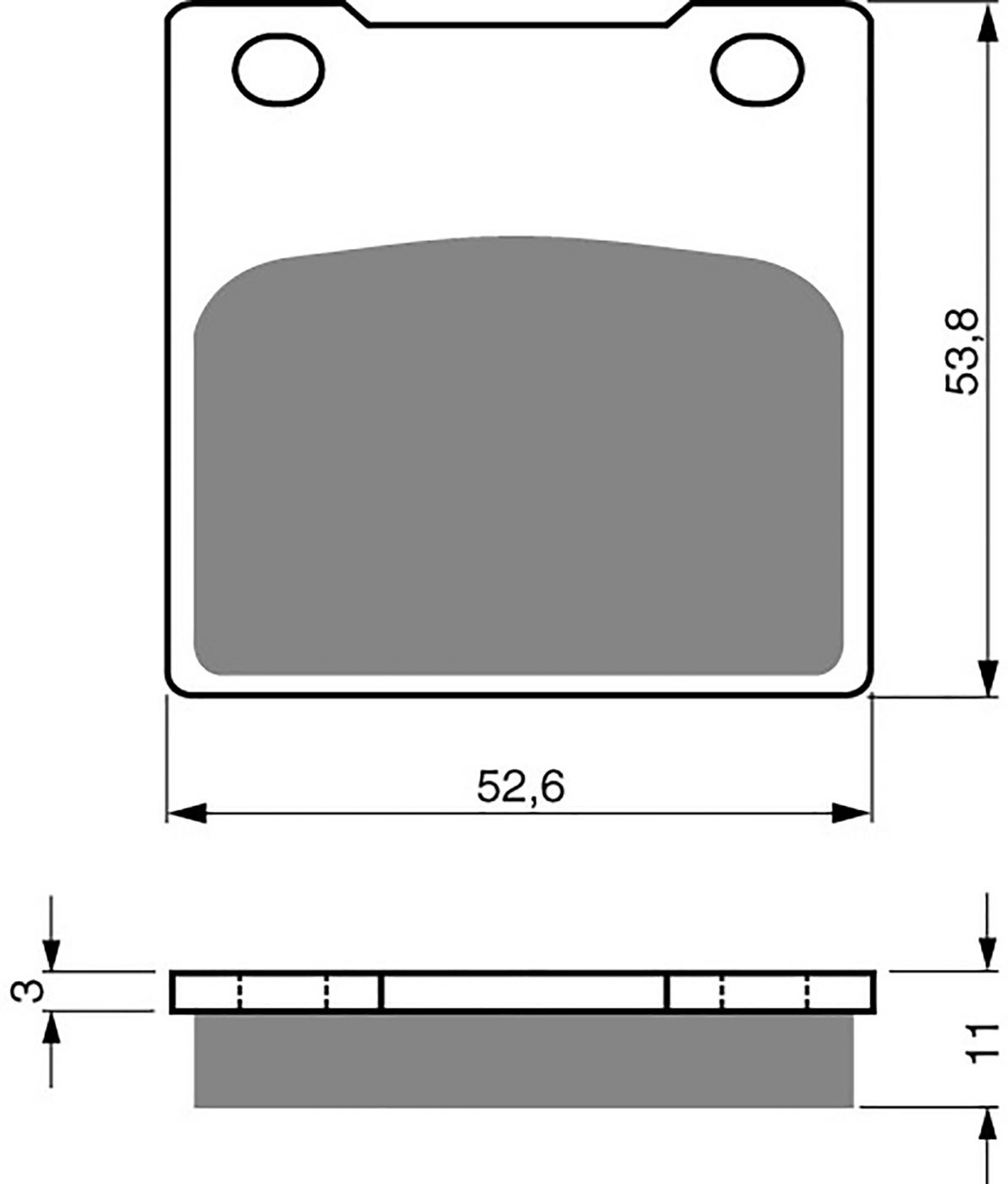 Goldfren Ad Brake Pads - 700068GA image