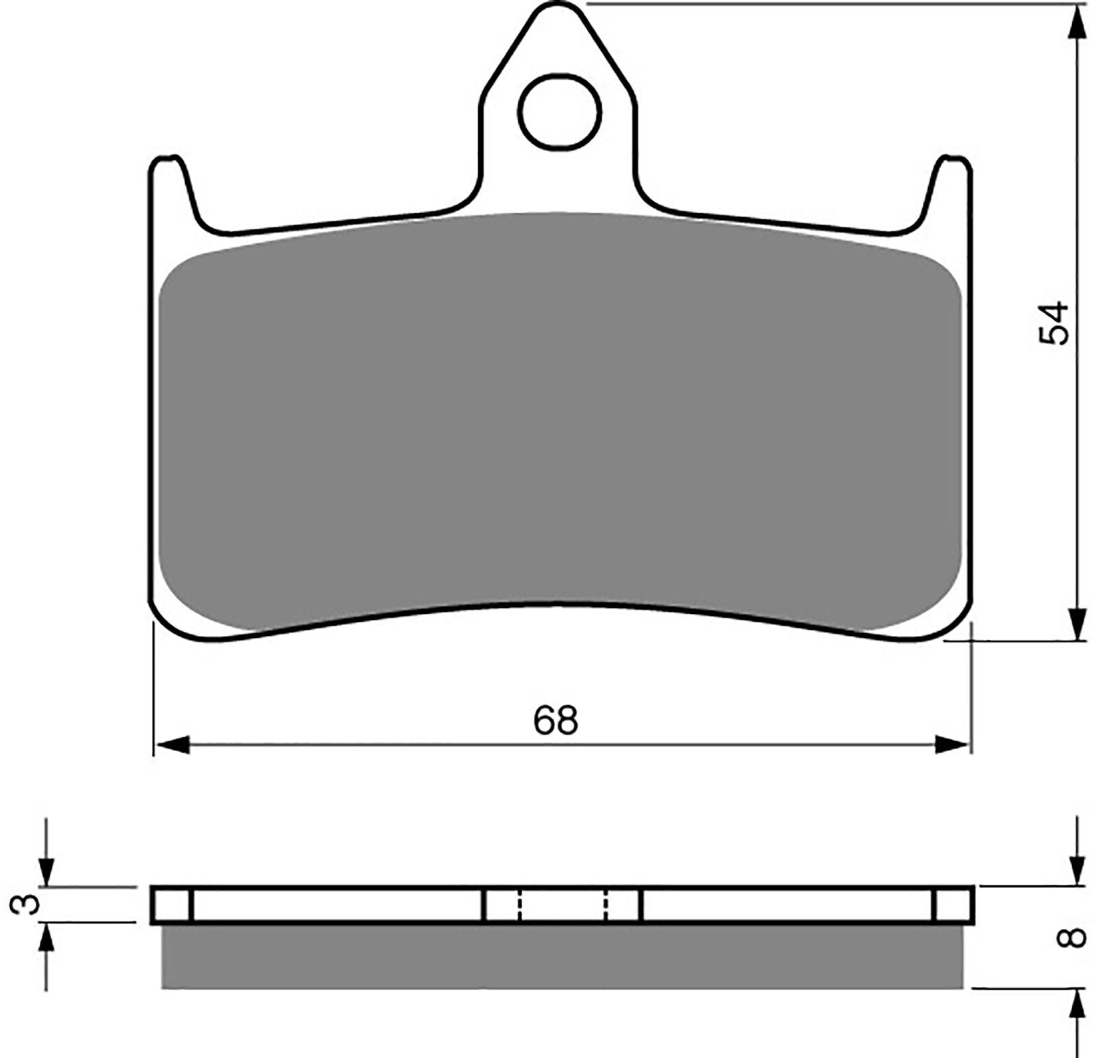 Goldfren Ad Brake Pads - 700069GA image