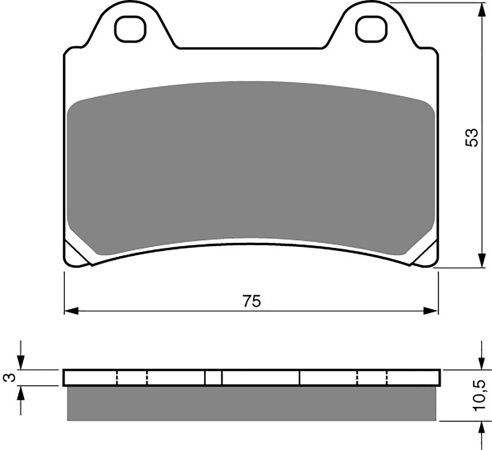 Goldfren Ad Brake Pads - 700073GA image