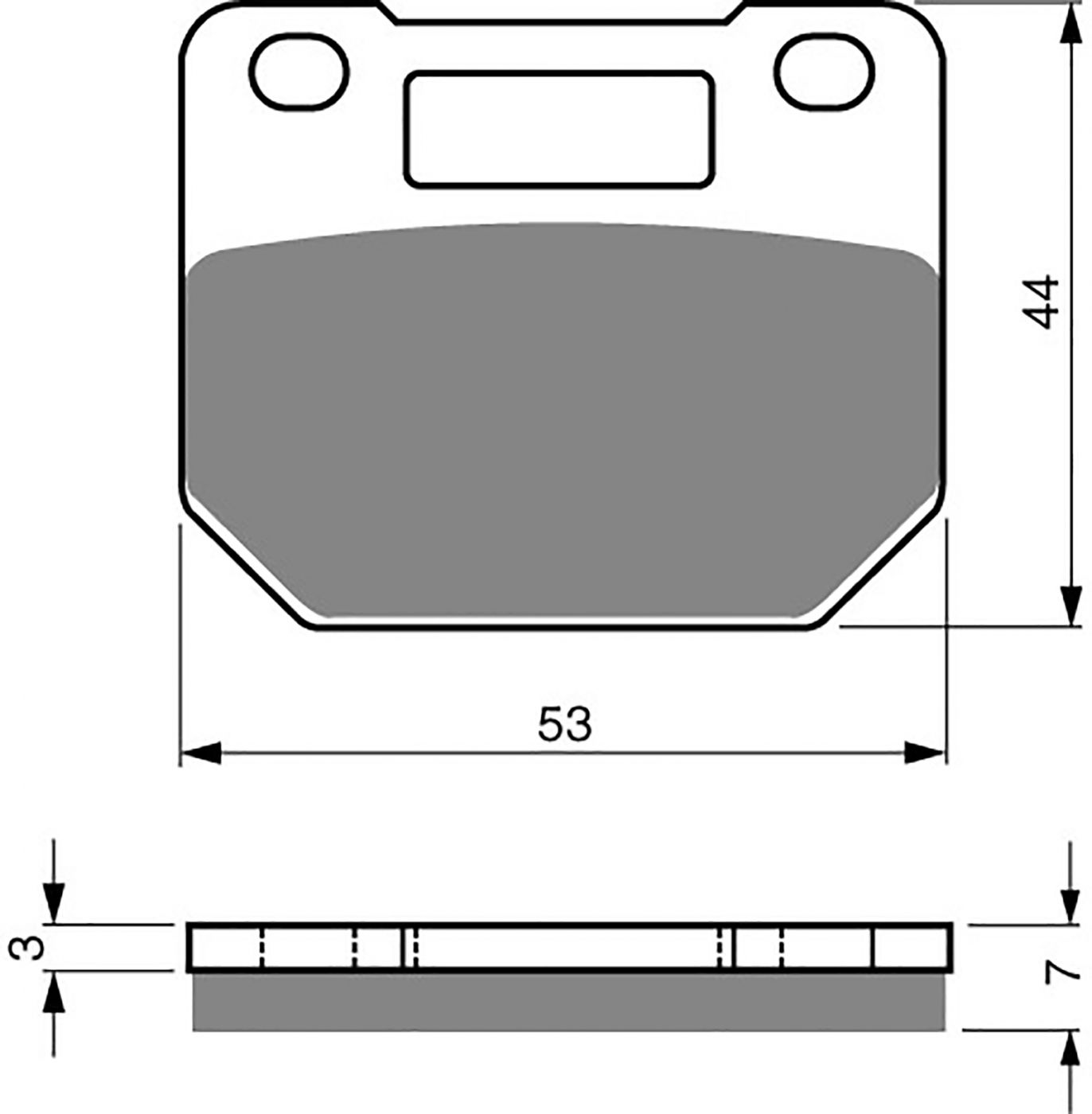 Goldfren Ad Brake Pads - 700074GA image