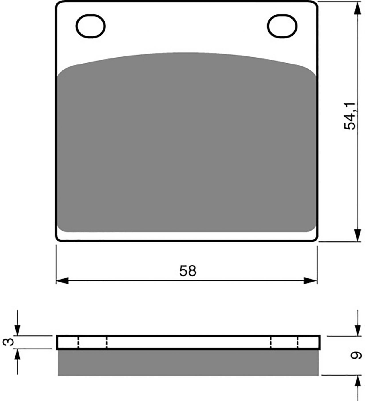 Goldfren Ad Brake Pads - 700076GA image