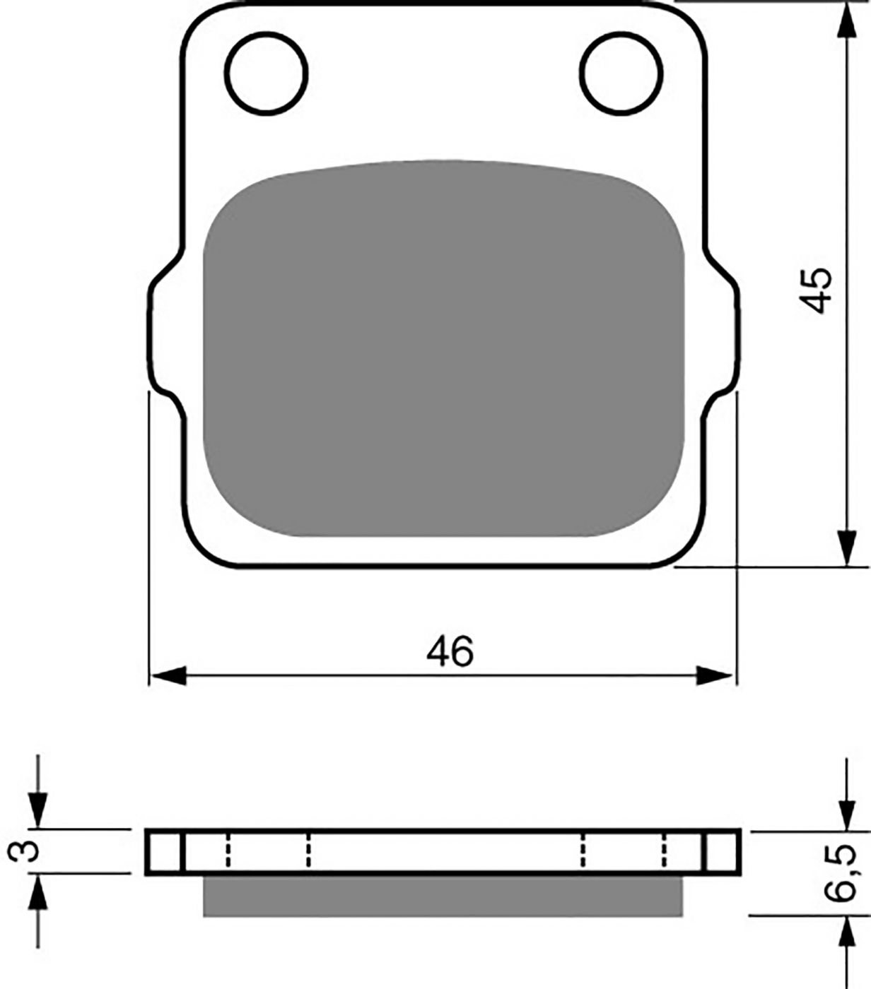 Goldfren Ad Brake Pads - 700077GA image