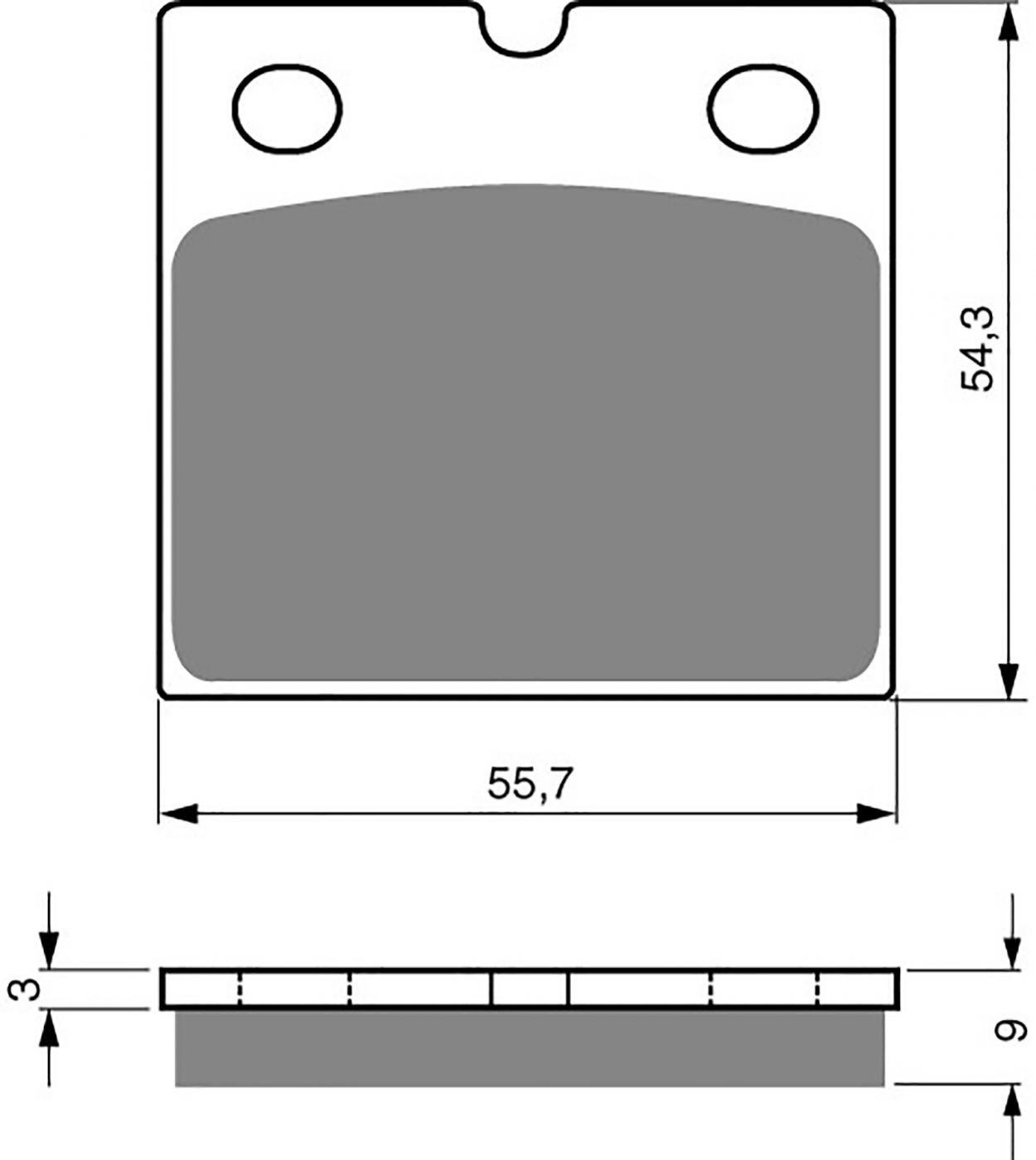 Goldfren Ad Brake Pads - 700081GA image