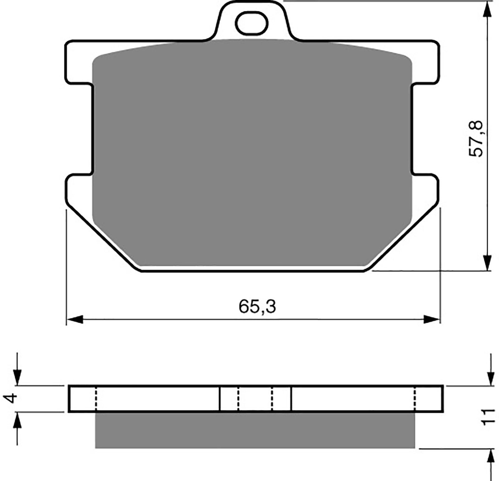 Goldfren Ad Brake Pads - 700082GA image