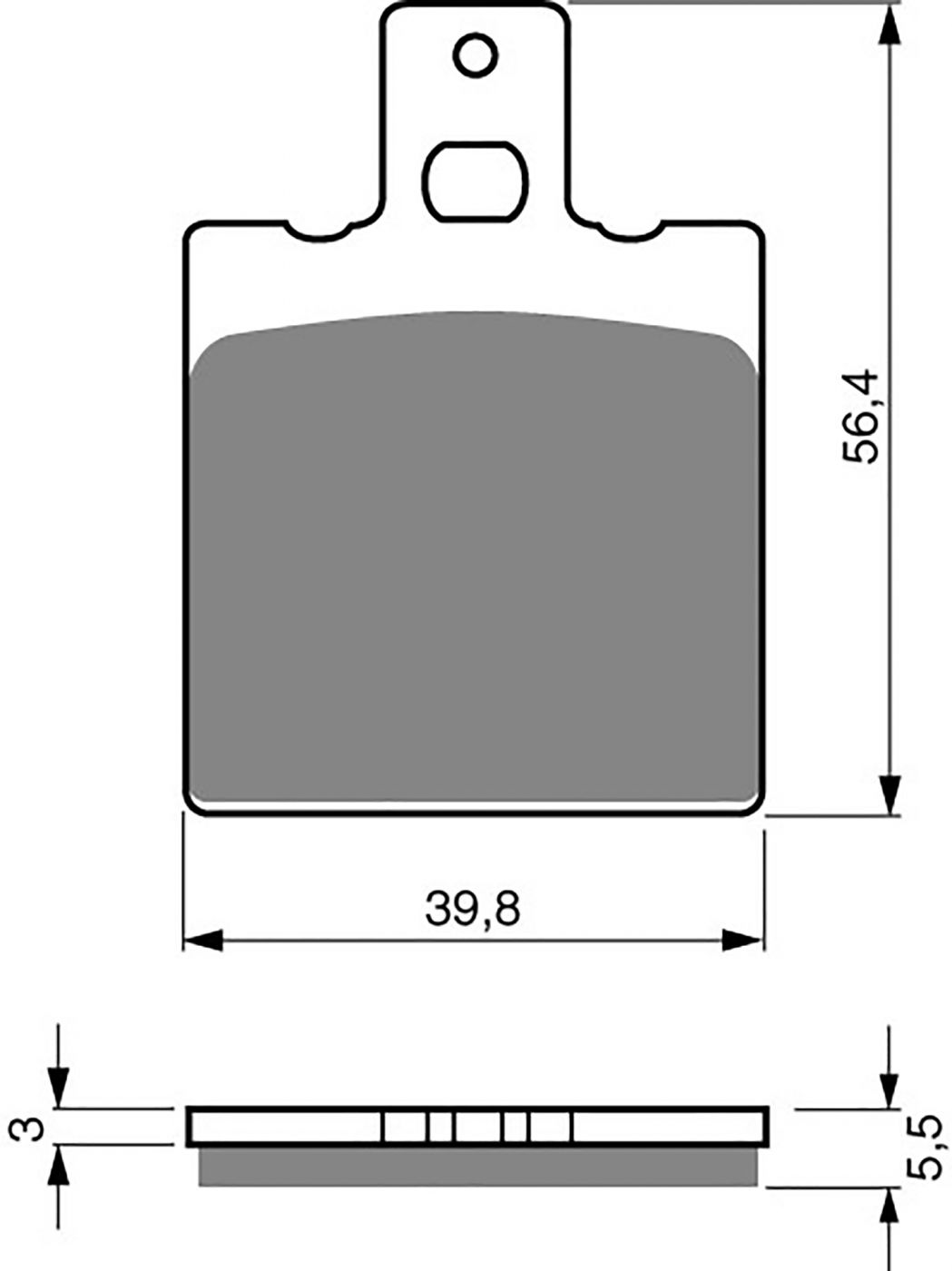 Goldfren Ad Brake Pads - 700083GA image