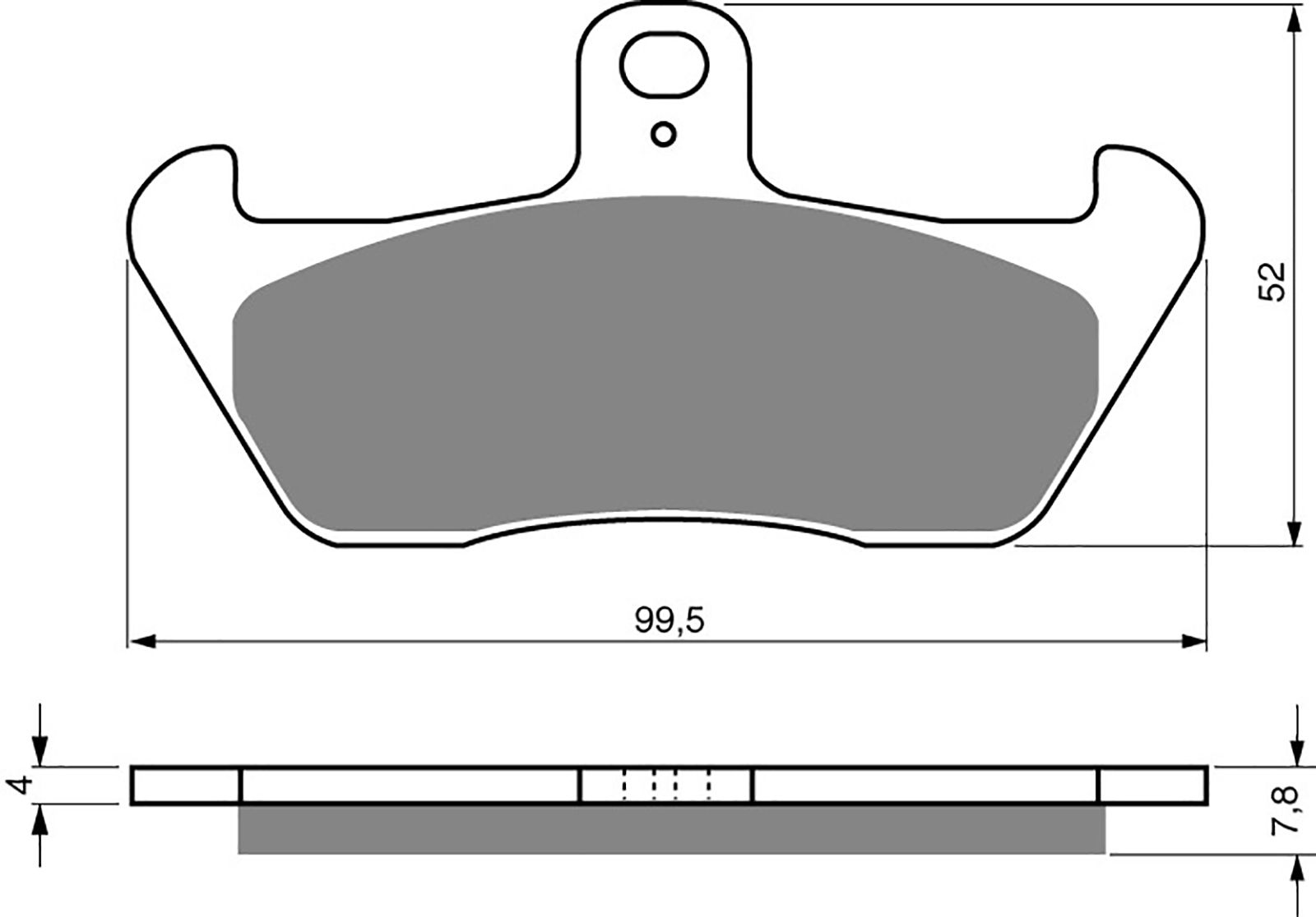 Goldfren Ad Brake Pads - 700089GA image