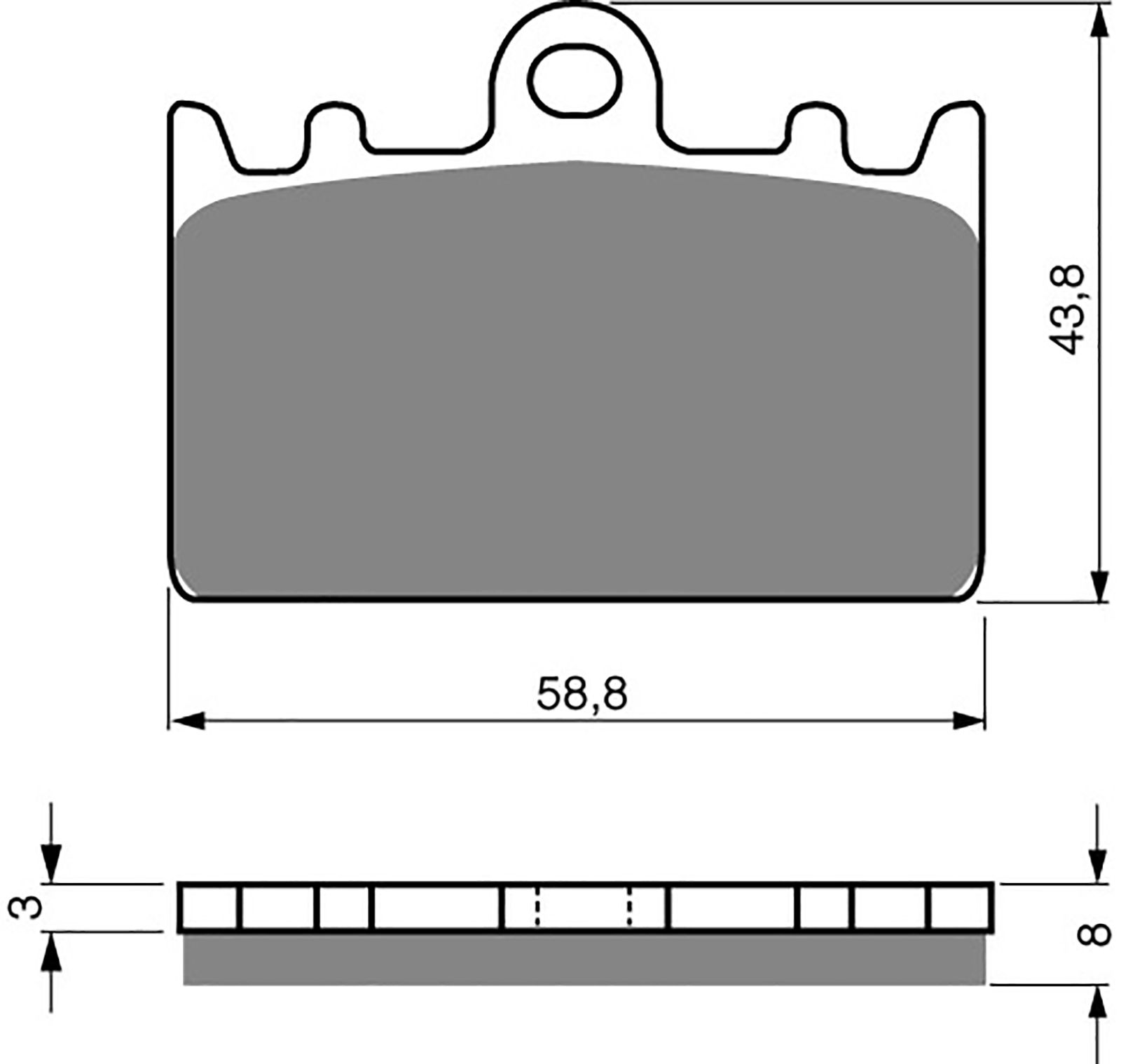 Goldfren Ad Brake Pads - 700090GA image