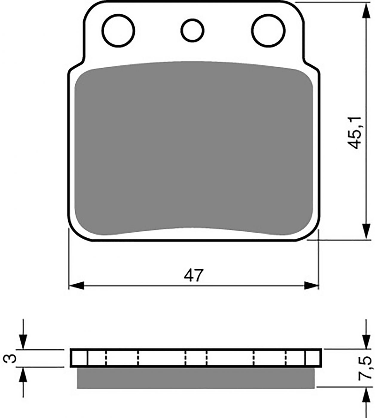 Goldfren Ad Brake Pads - 700092GA image