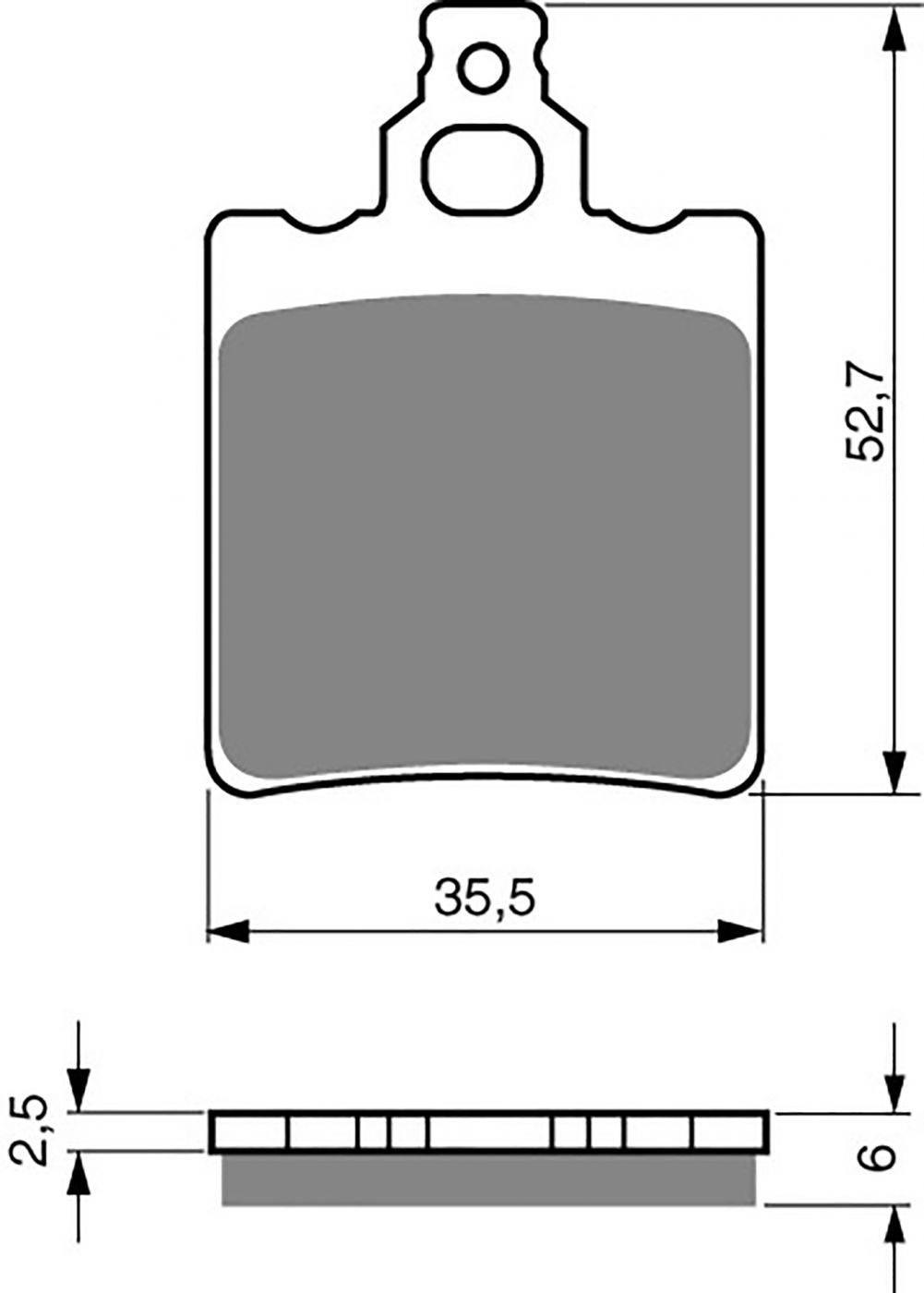 Goldfren Ad Brake Pads - 700096GA image