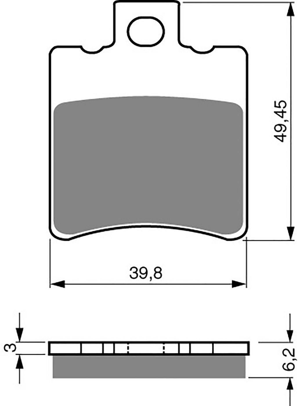 Goldfren Ad Brake Pads - 700098GA image