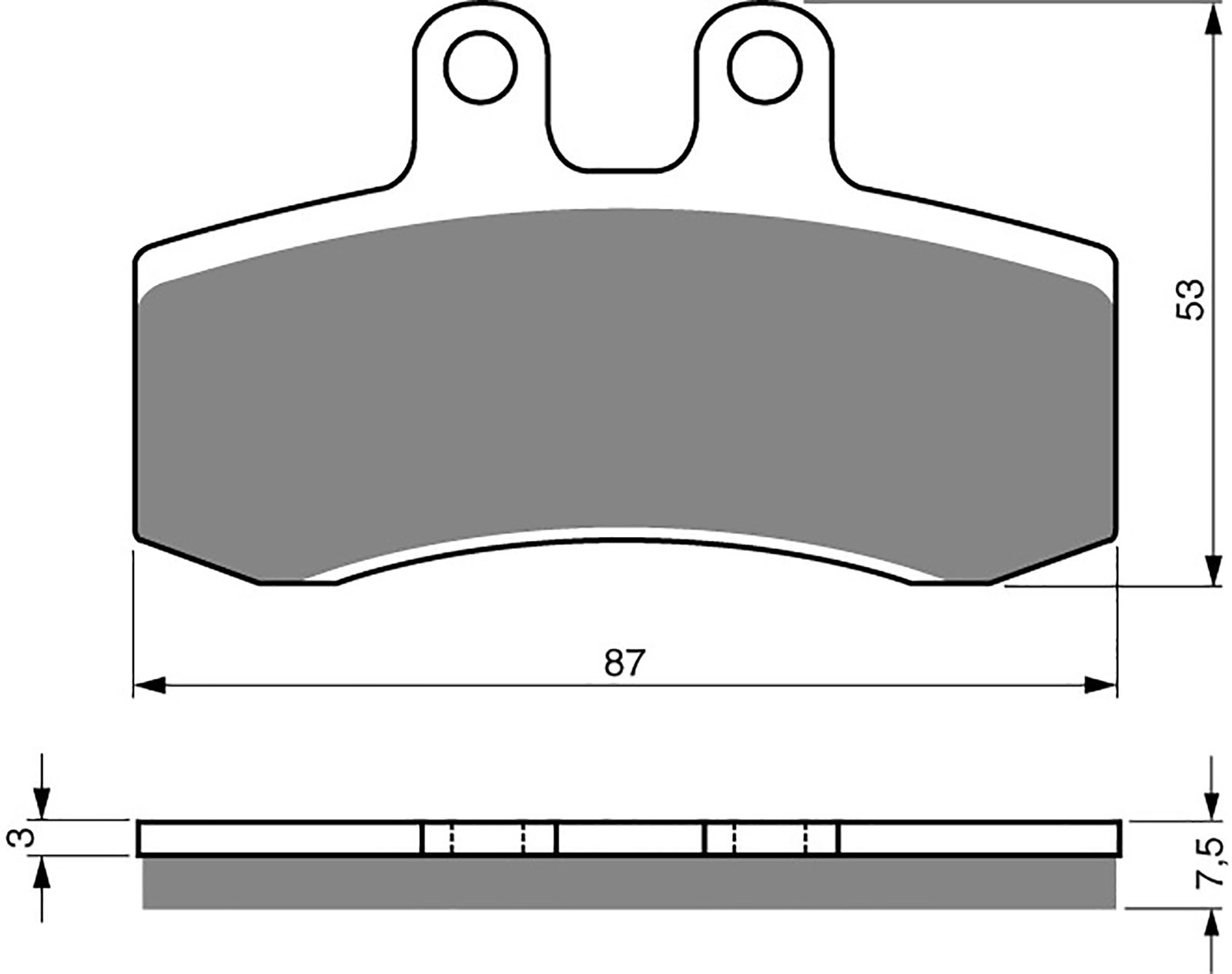 Goldfren Ad Brake Pads - 700105GA image