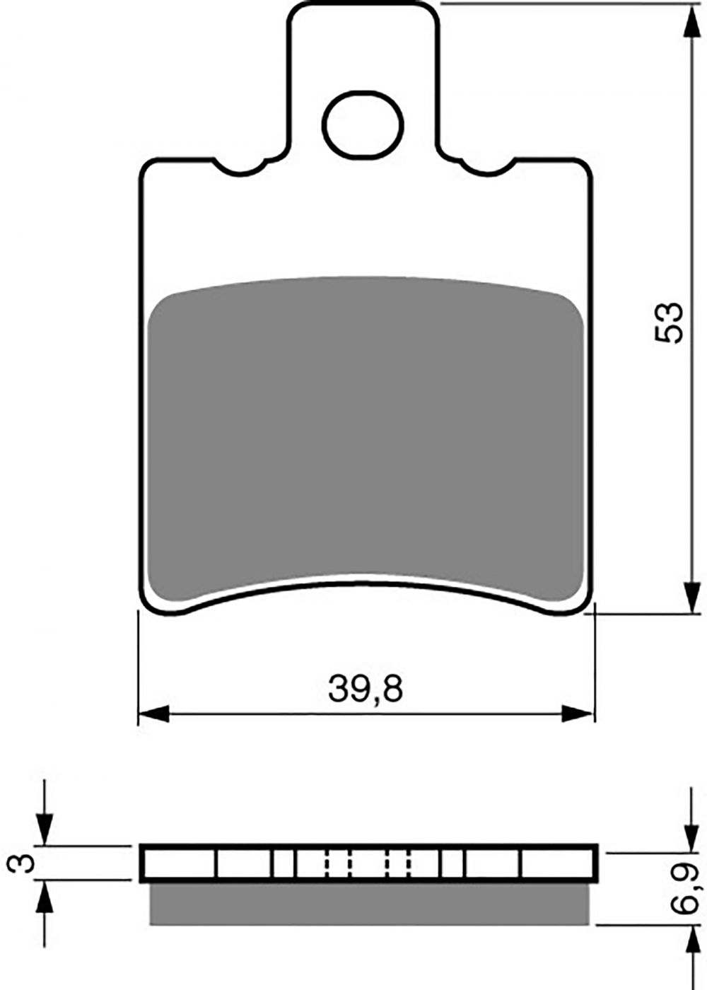 Goldfren Ad Brake Pads - 700107GA image