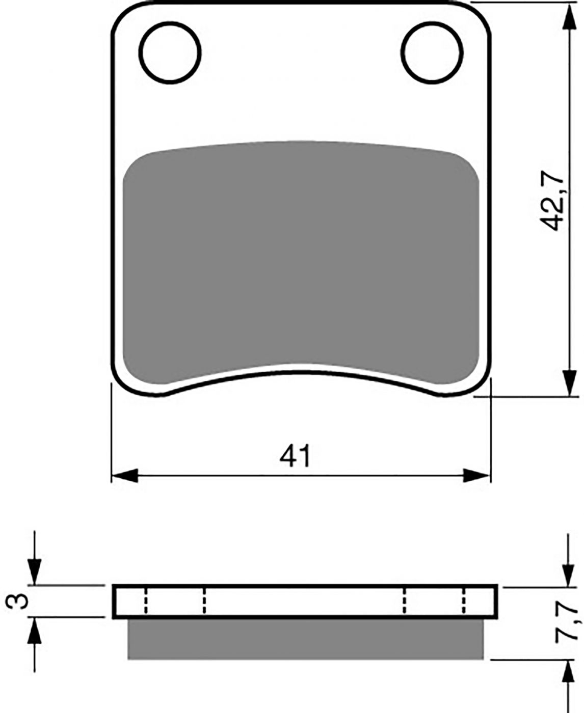 Goldfren Ad Brake Pads - 700110GA image