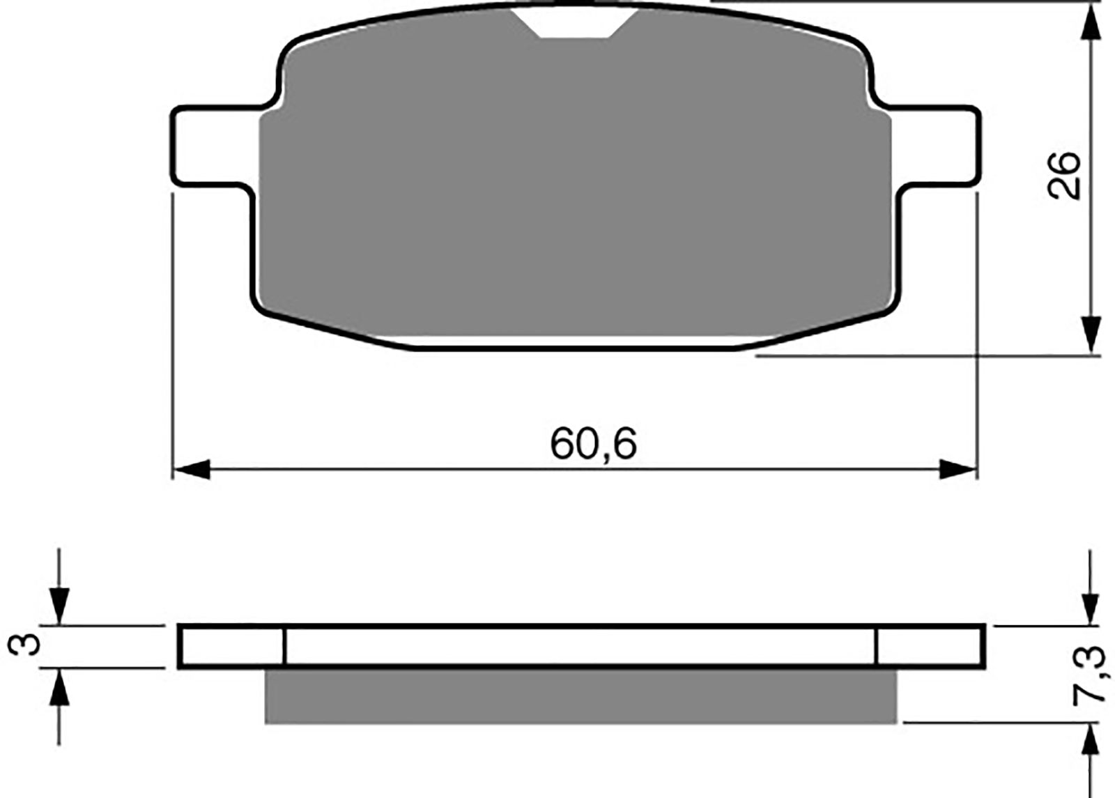 Goldfren Ad Brake Pads - 700114GA image