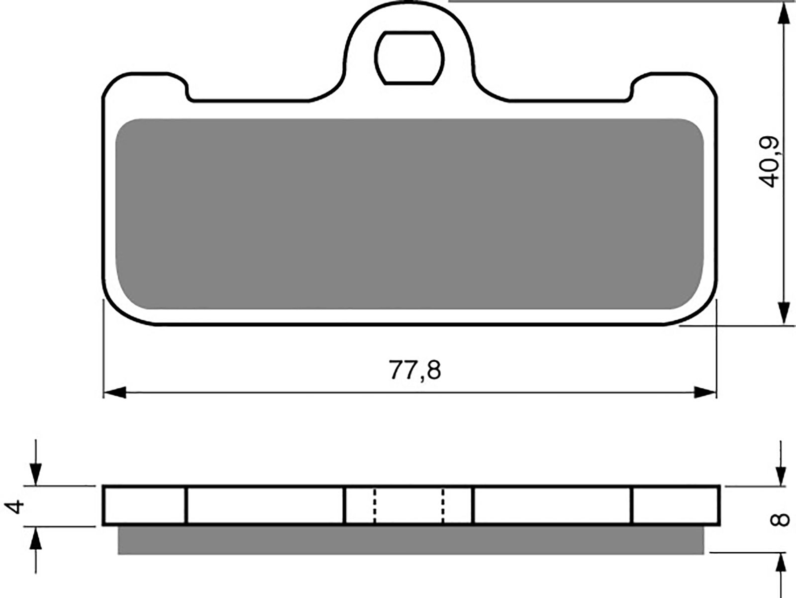 Goldfren Ad Brake Pads - 700116GA image